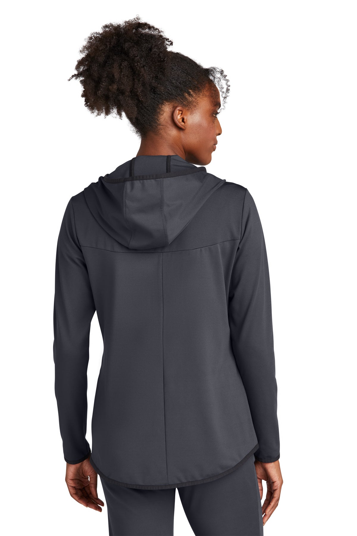 Sport-Tek Ladies Branded Circuit Hooded Full-Zip, Graphite [Mosaic Animal Emergency and Specialty]