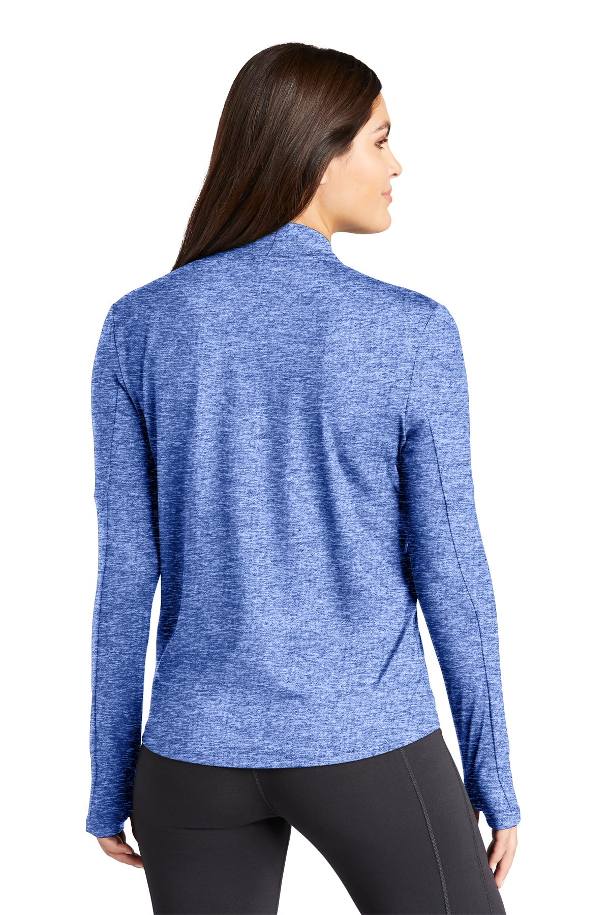 Nike Ladies Dri-FIT Element Custom Quarter Zips, Top Royal Heather