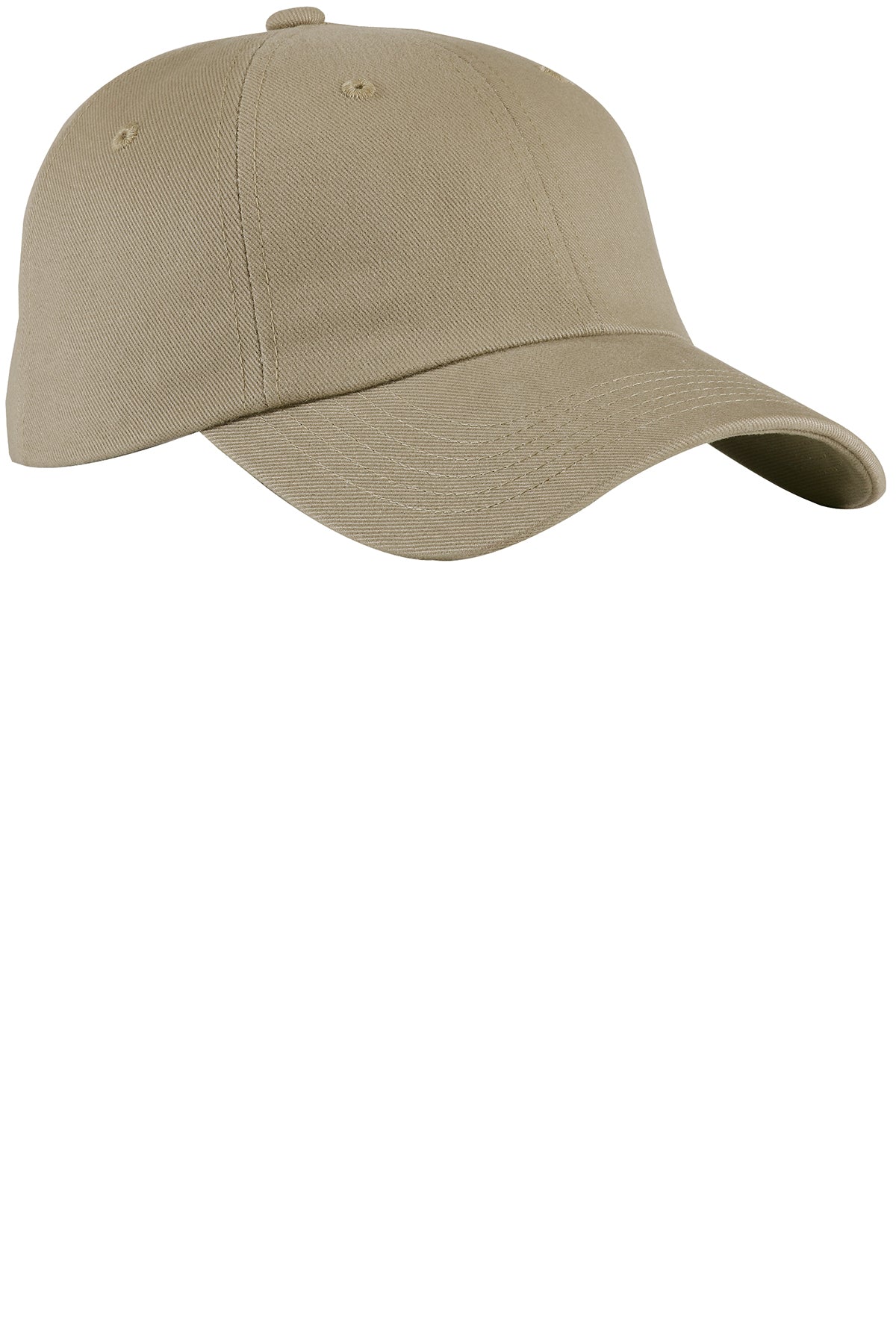 Port Authority Brushed Twill Custom Caps, Khaki