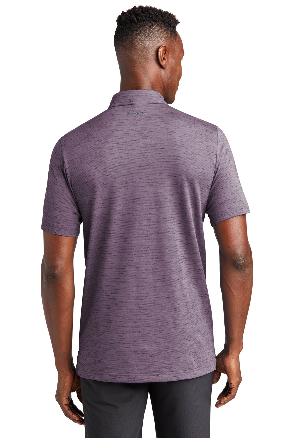 TravisMathew Auckland Slub Polo Purple Sage