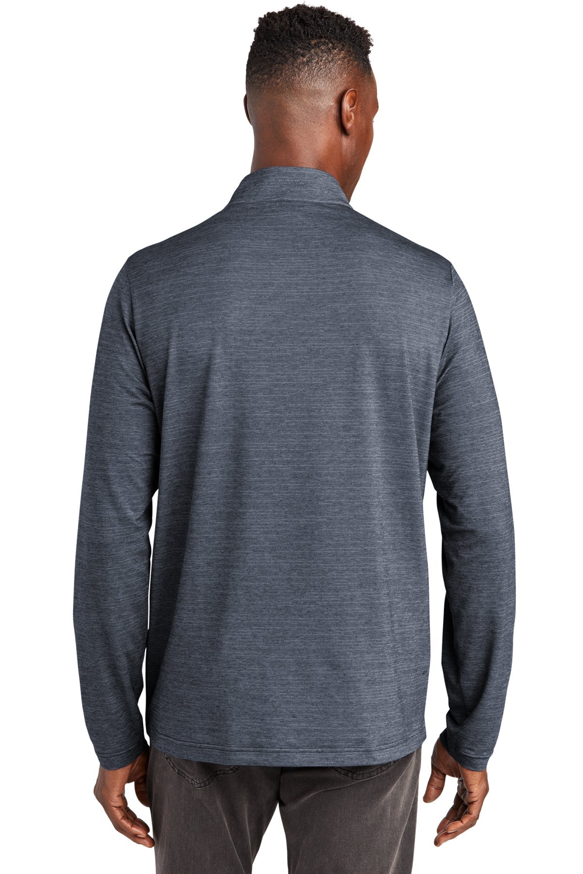 TravisMathew Crestview 1/4-Zip Vintage Indigo Heather