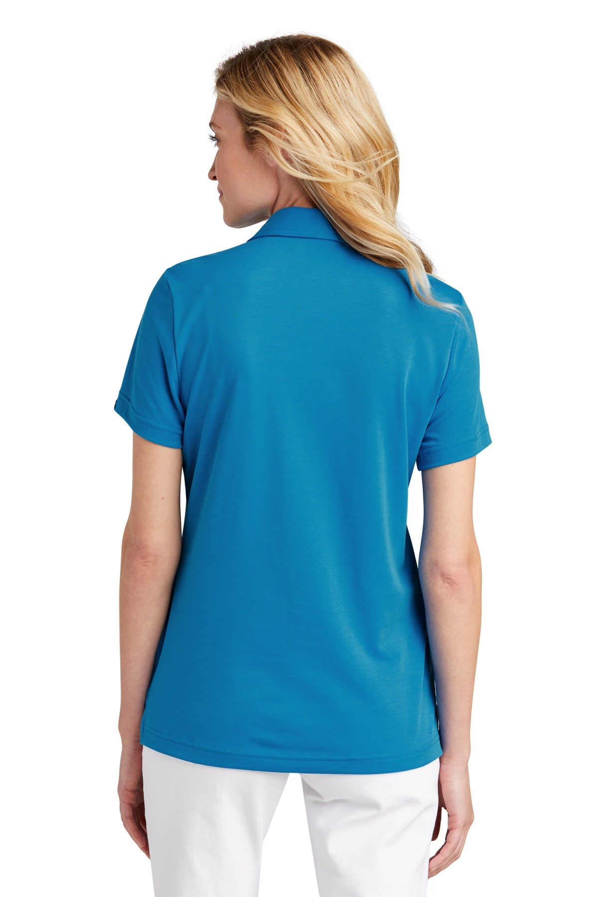 TravisMathew Ladies Oceanside Solid Polo Classic Blue