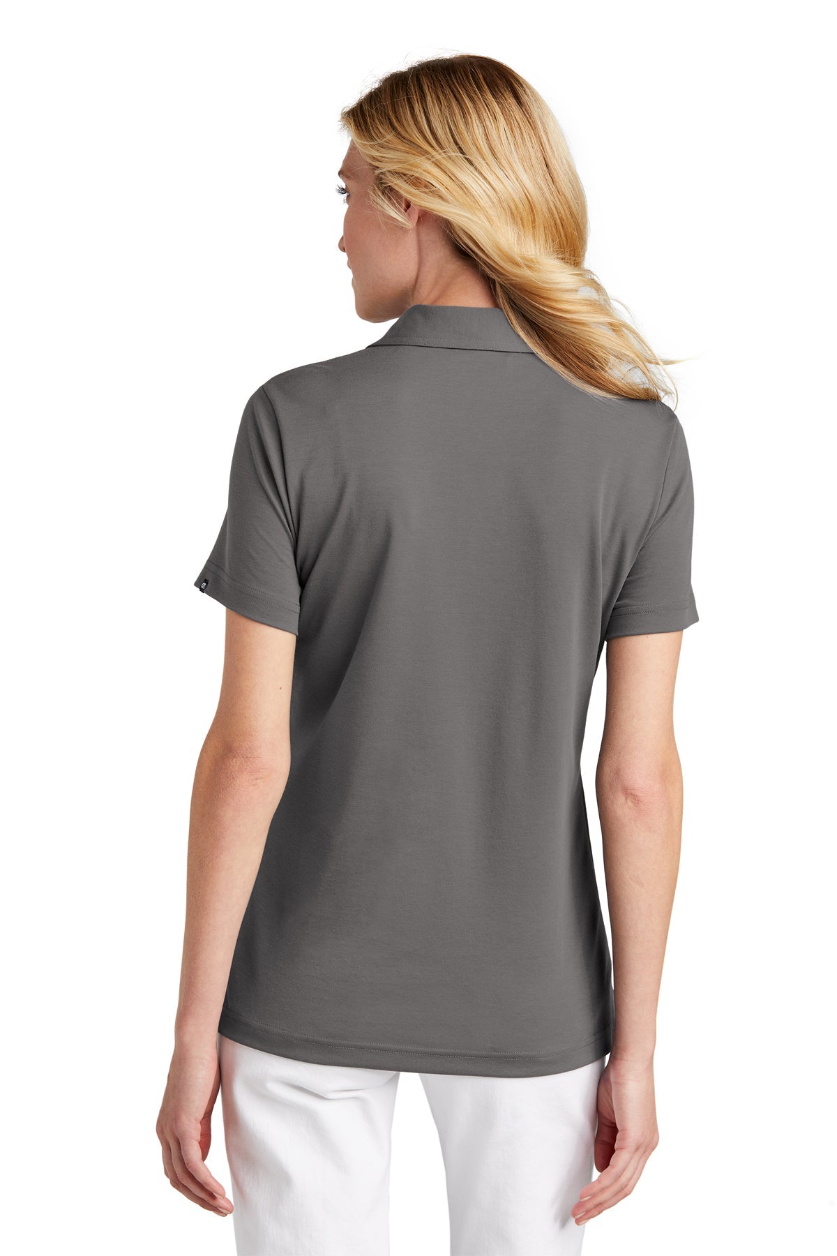 TravisMathew Ladies Oceanside Solid Polo Quiet Shade Grey