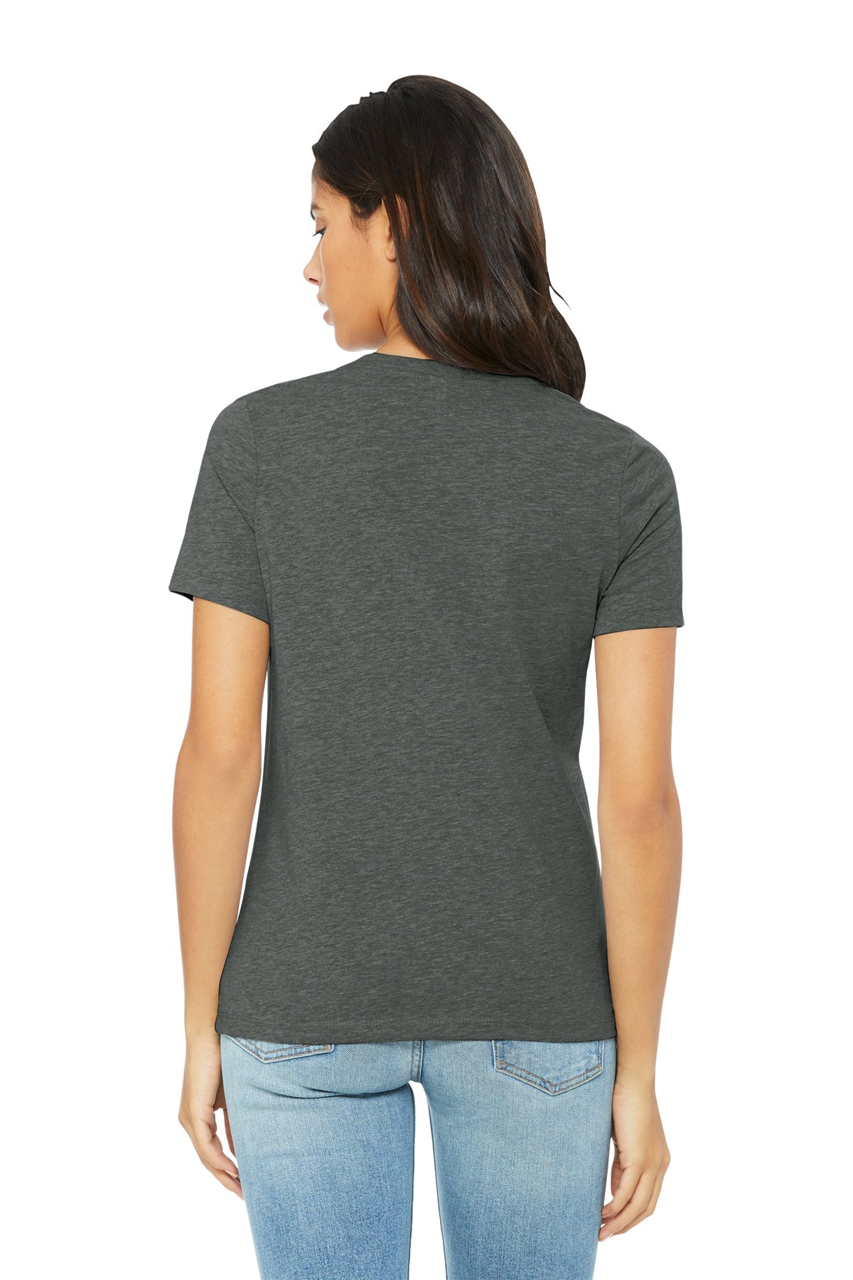 Bella Canvas Womens Relaxed T-Shirt, Deep Heather