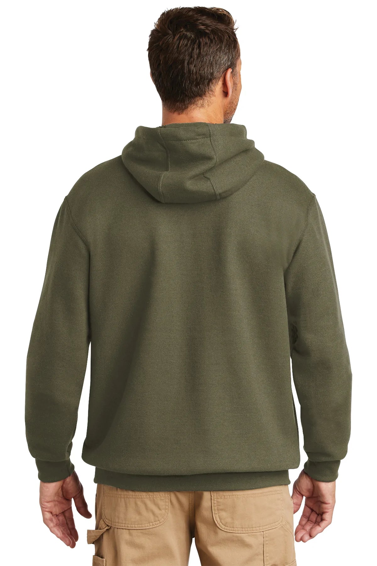 Carhartt Tall Hooded Custom Sweatshirts, Moss [Benjamin and Company]