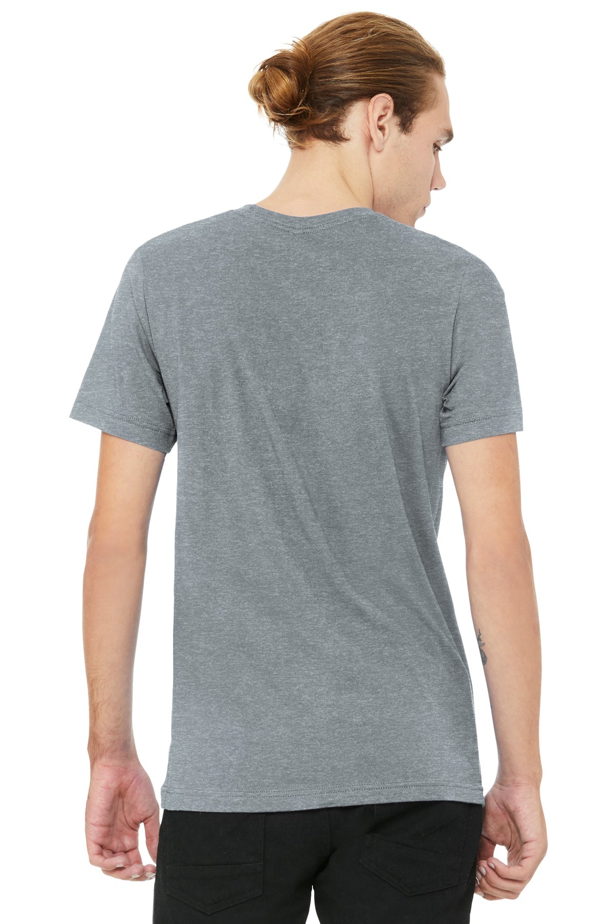 Bella Canvas Unisex Heather  V-Neck, Athletic Heather