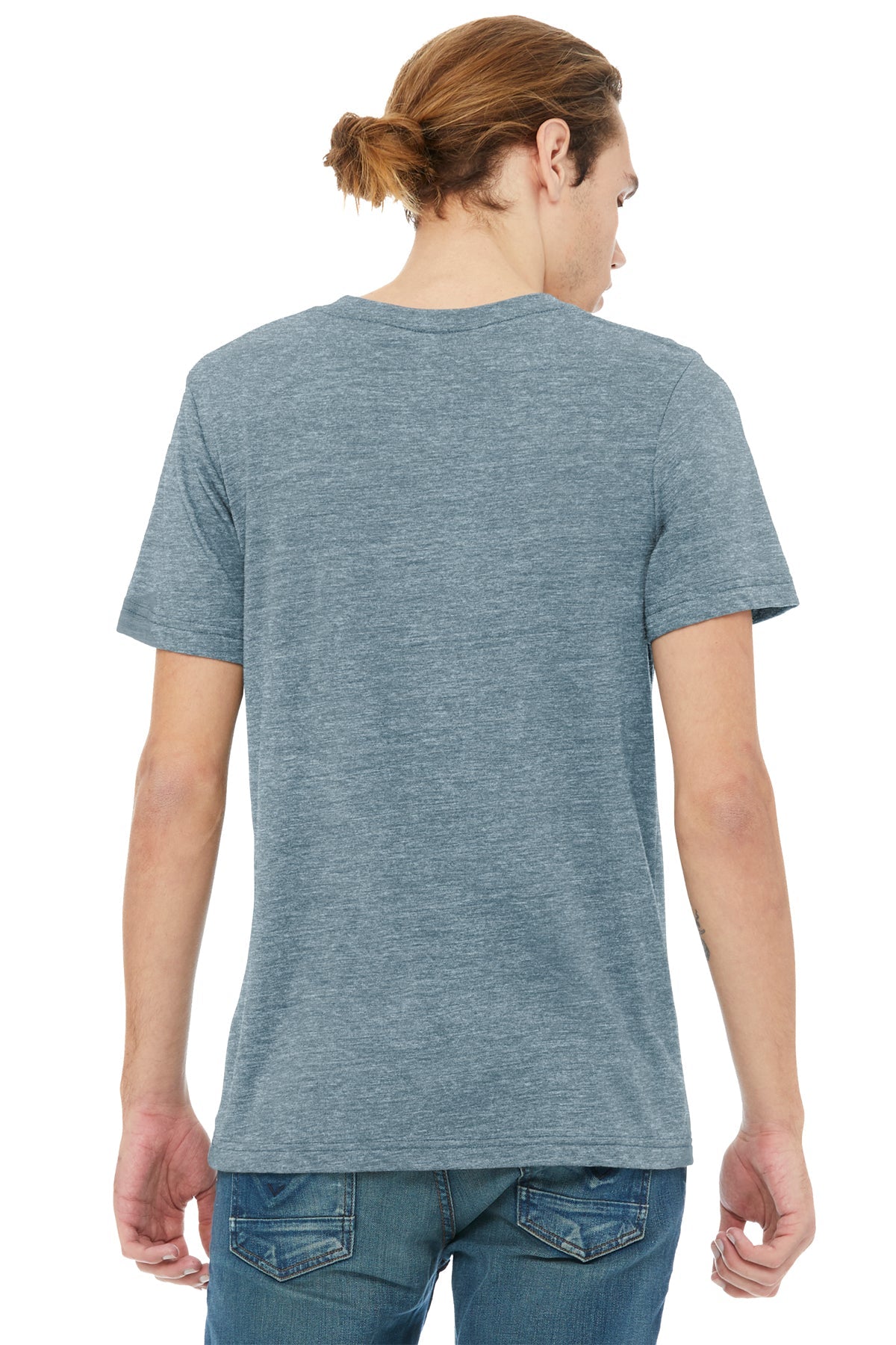 Bella Canvas Unisex Heather  V-Neck, Slate
