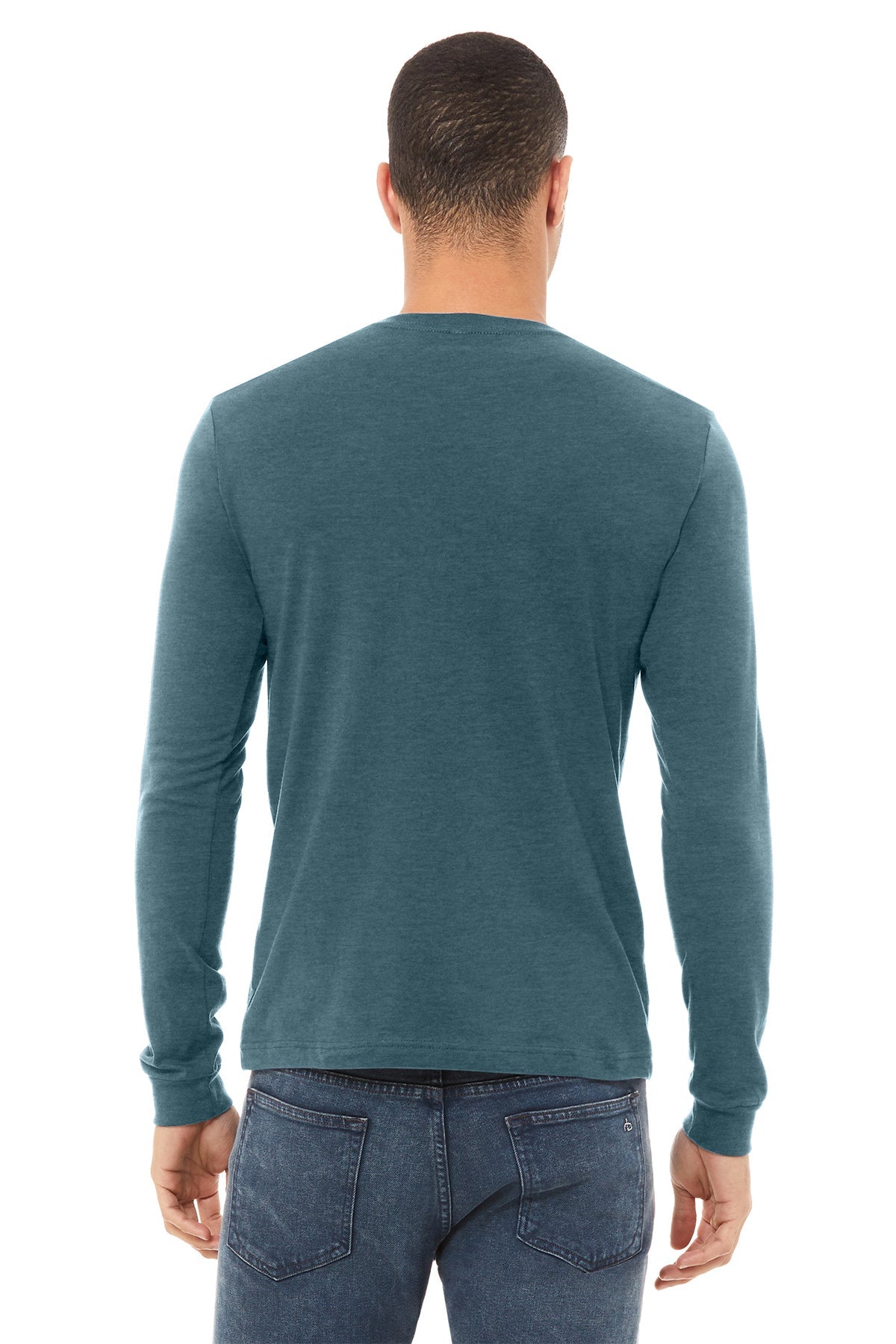 Bella Canvas Unisex Heather Long Sleeve T-Shirt, Slate