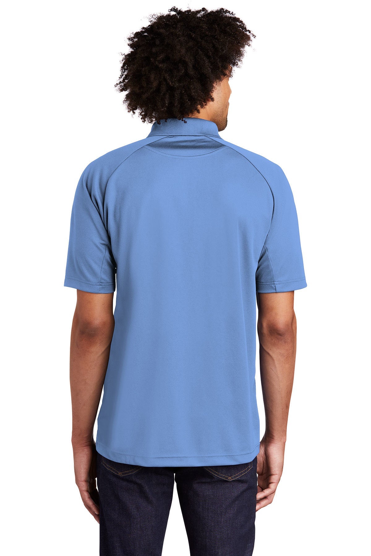 Sport-Tek Dri-Mesh Customized Pro Polos, Carolina Blue