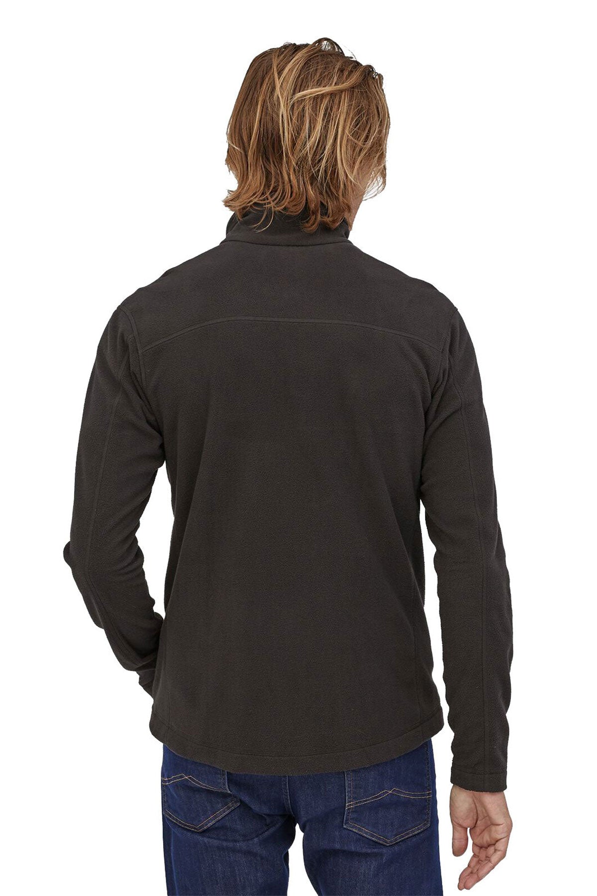 Patagonia Mens Micro D Custom Fleece Jackets, Black