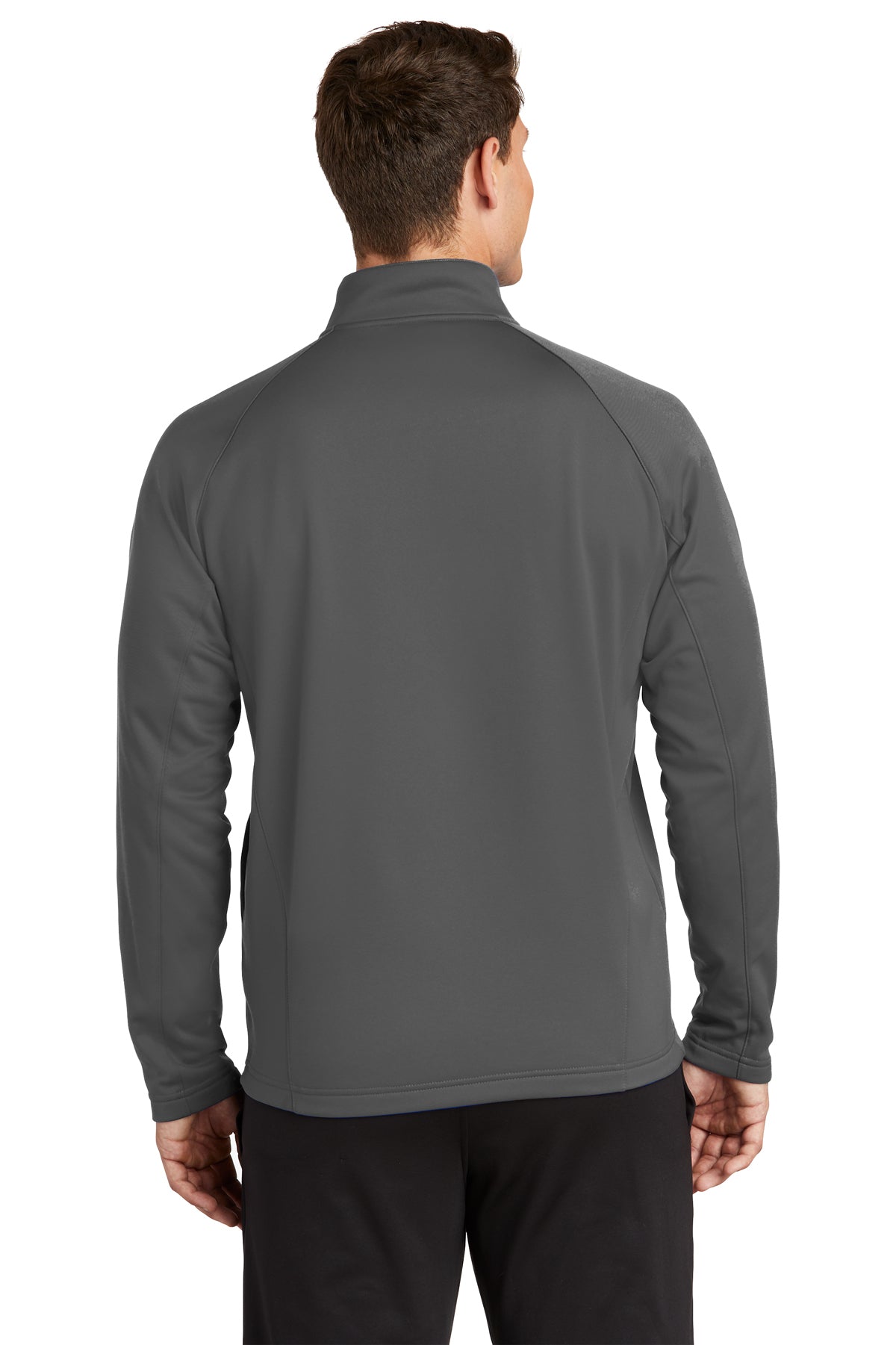 sport-tek_f243 _dark smoke grey/ black_company_logo_sweatshirts