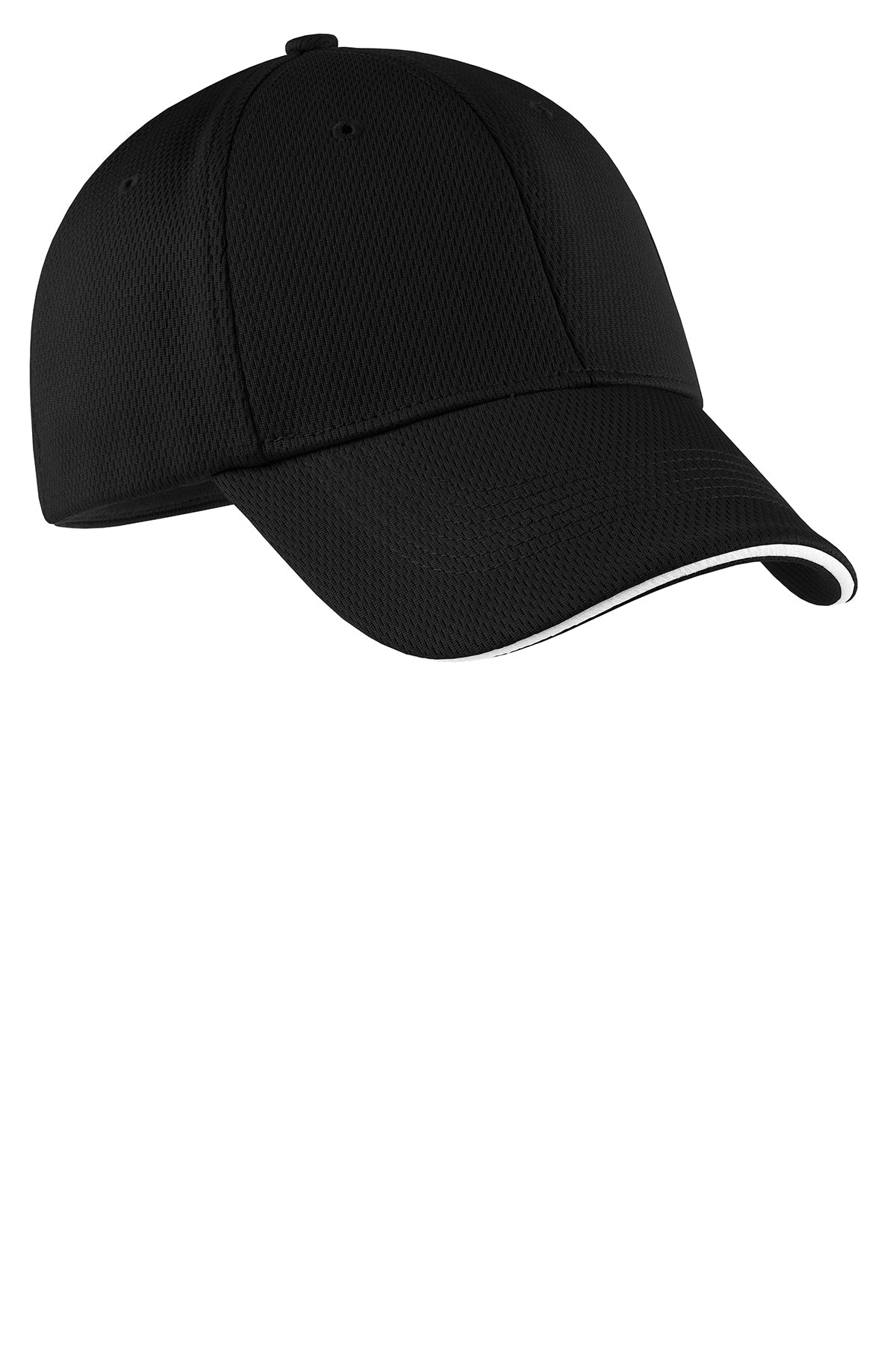 nike dri-fit mesh swoosh flex sandwich cap NKFD9718 black