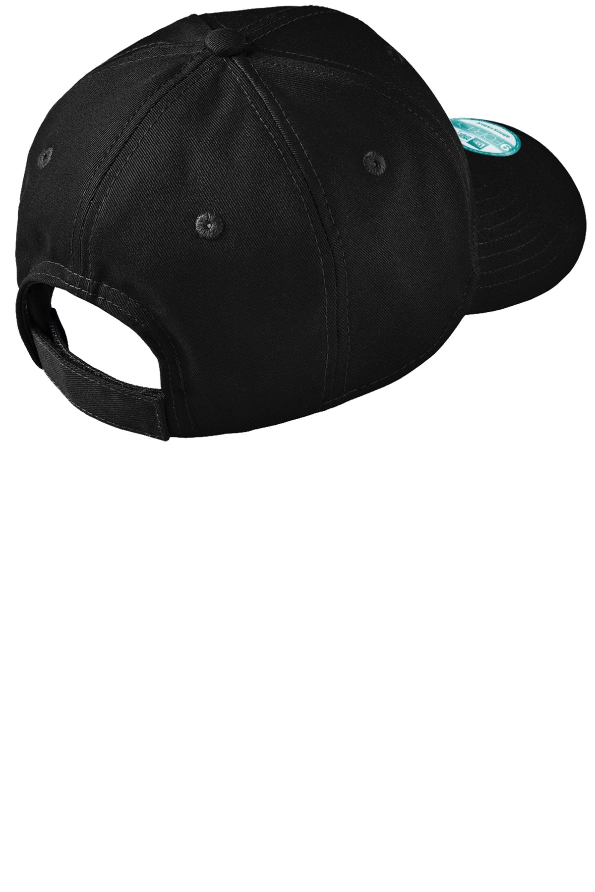 New Era Adjustable Structured Custom Caps, Black