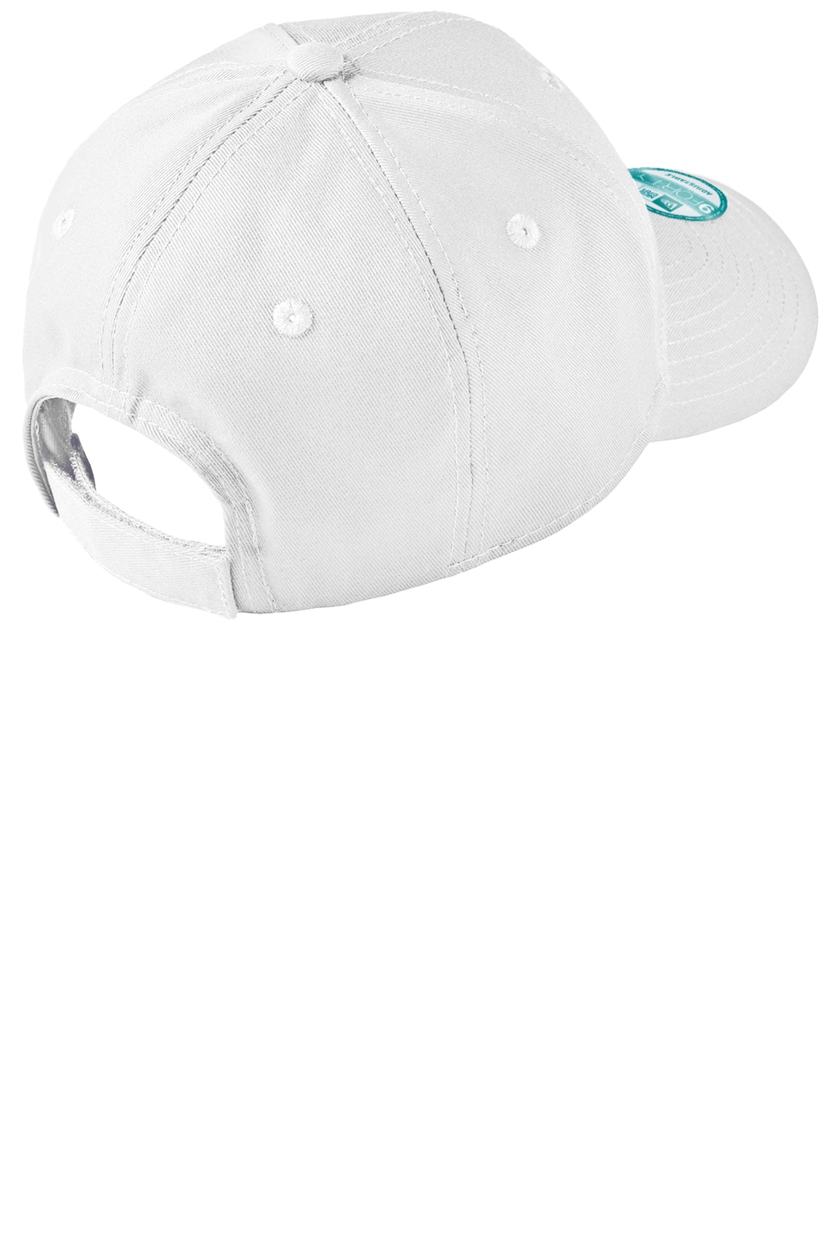 New Era Adjustable Structured Custom Caps, White