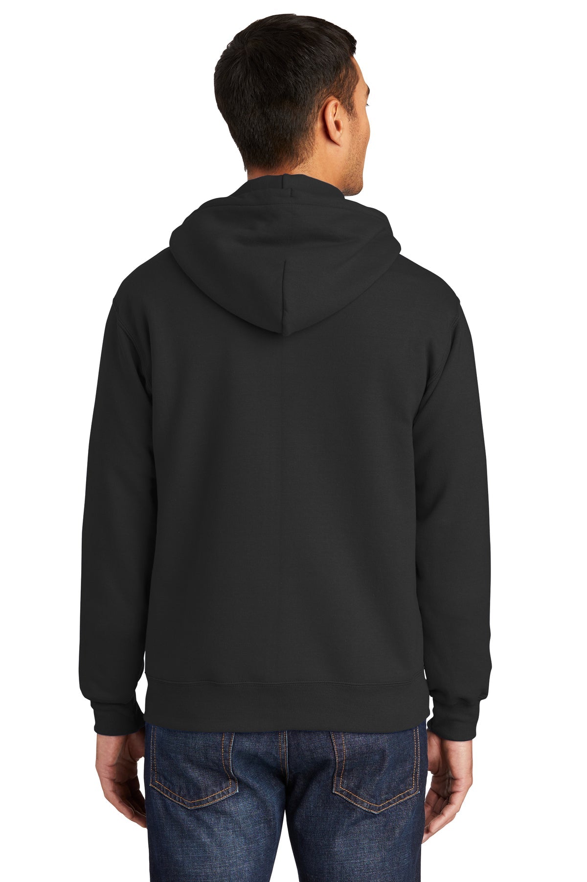 port & company_pc90zh _jet black_company_logo_sweatshirts