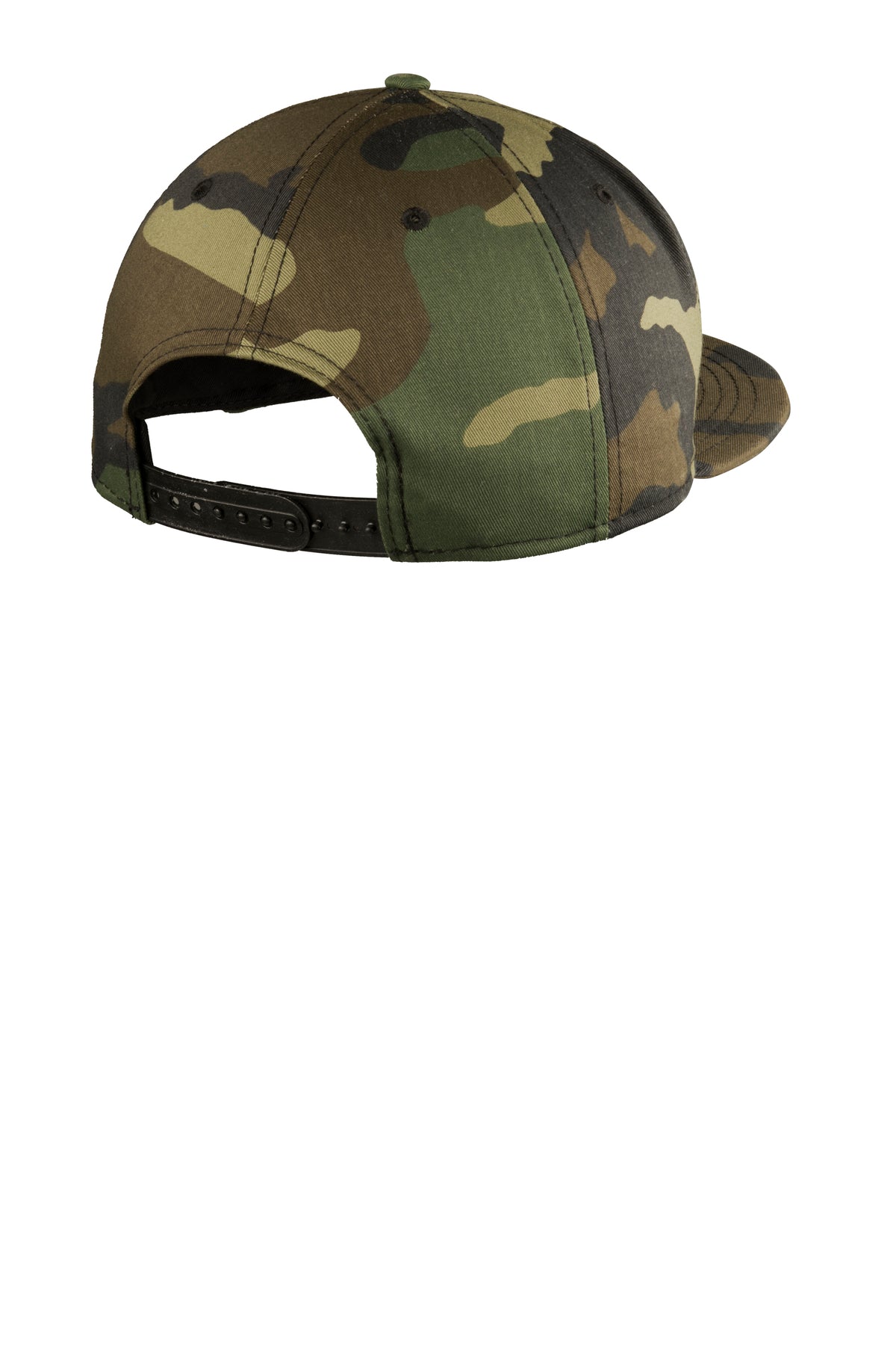 New Era Flat Bill Snapback Customized Caps, Camo