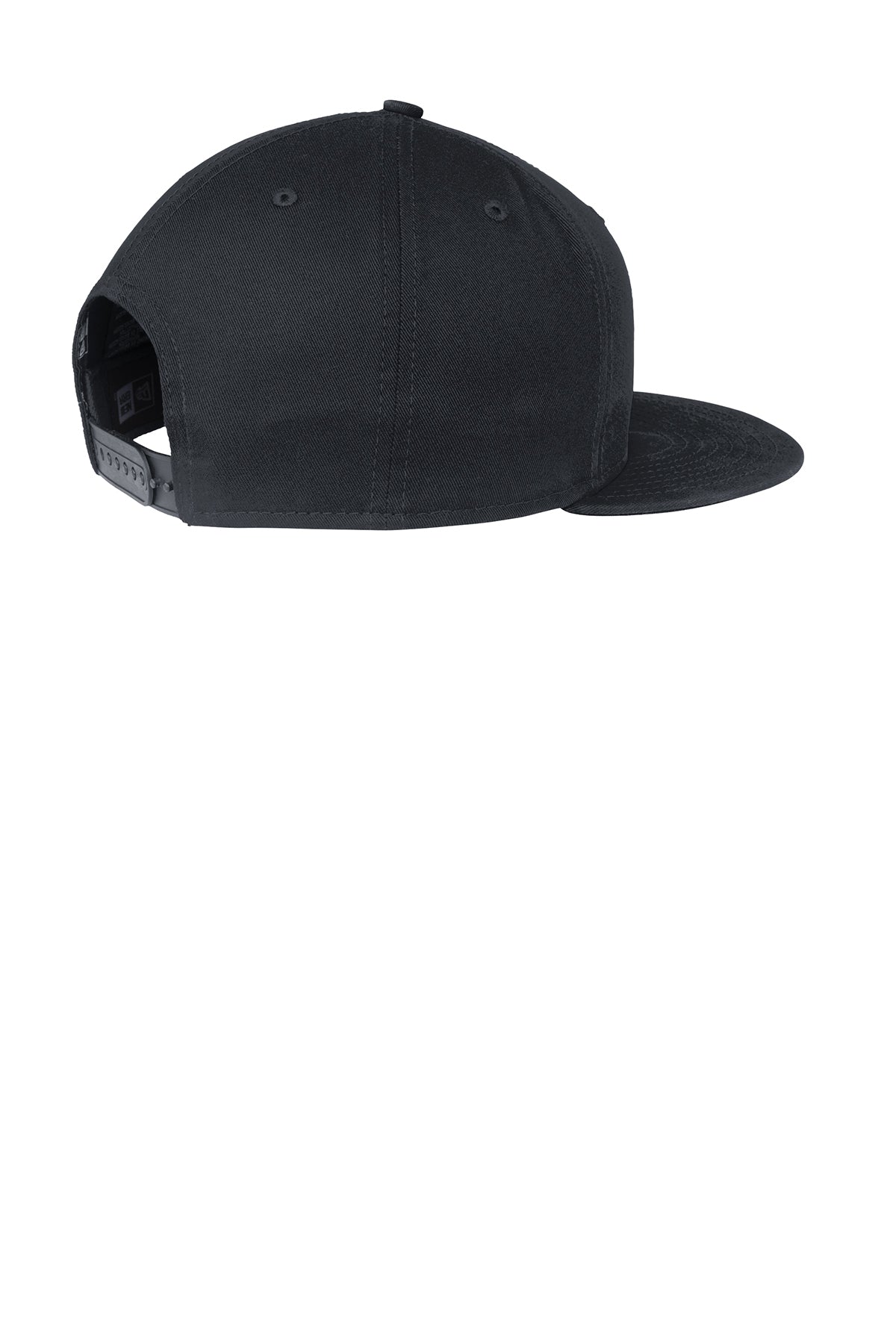 New Era Flat Bill Snapback Customized Caps, Dark Navy
