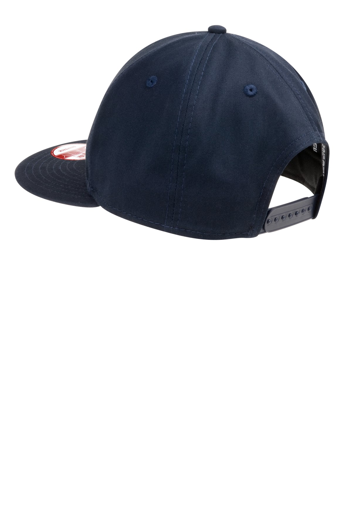 New Era Flat Bill Snapback Customized Caps, Deep Navy