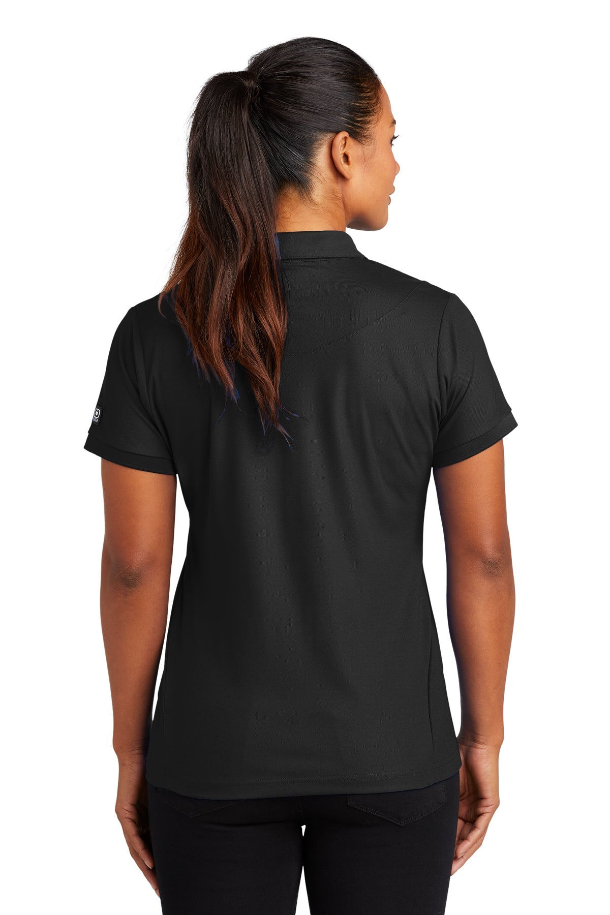 OGIO Ladies Jewel Customized Polos, Blacktop [Allendale Machinery Systems]