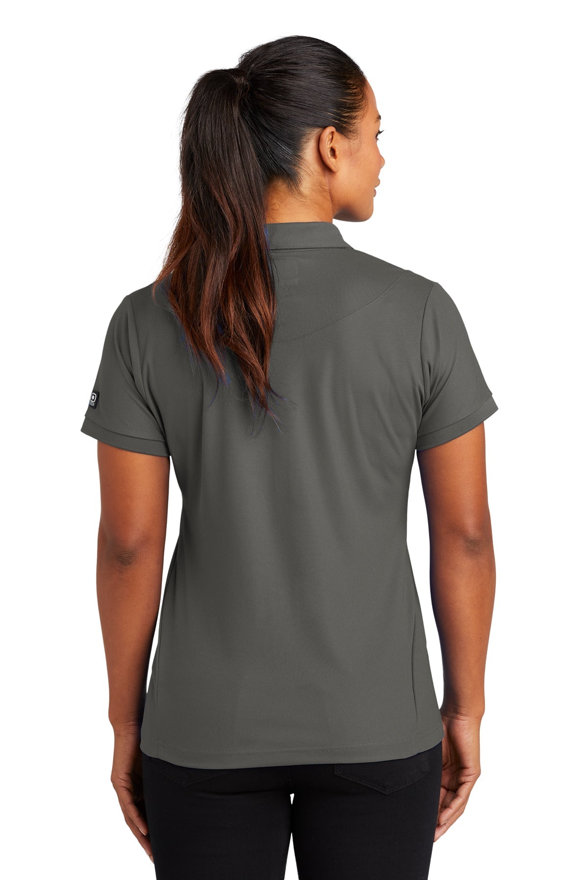 OGIO Ladies Jewel Customized Polos, Rogue Grey [Allendale Machinery Systems]