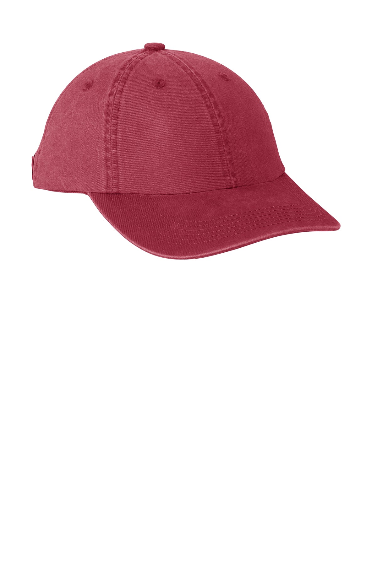 Port Authority Garment-Washed Custom Caps, Berry