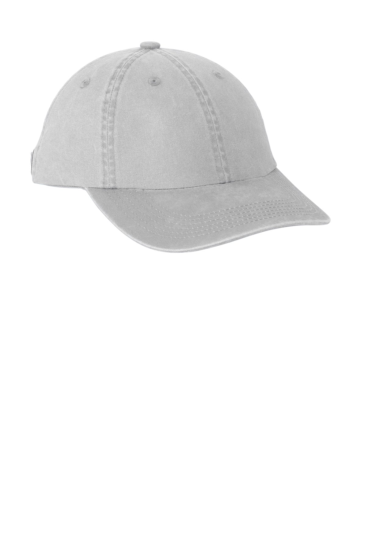 Port Authority Garment-Washed Custom Caps, Chrome
