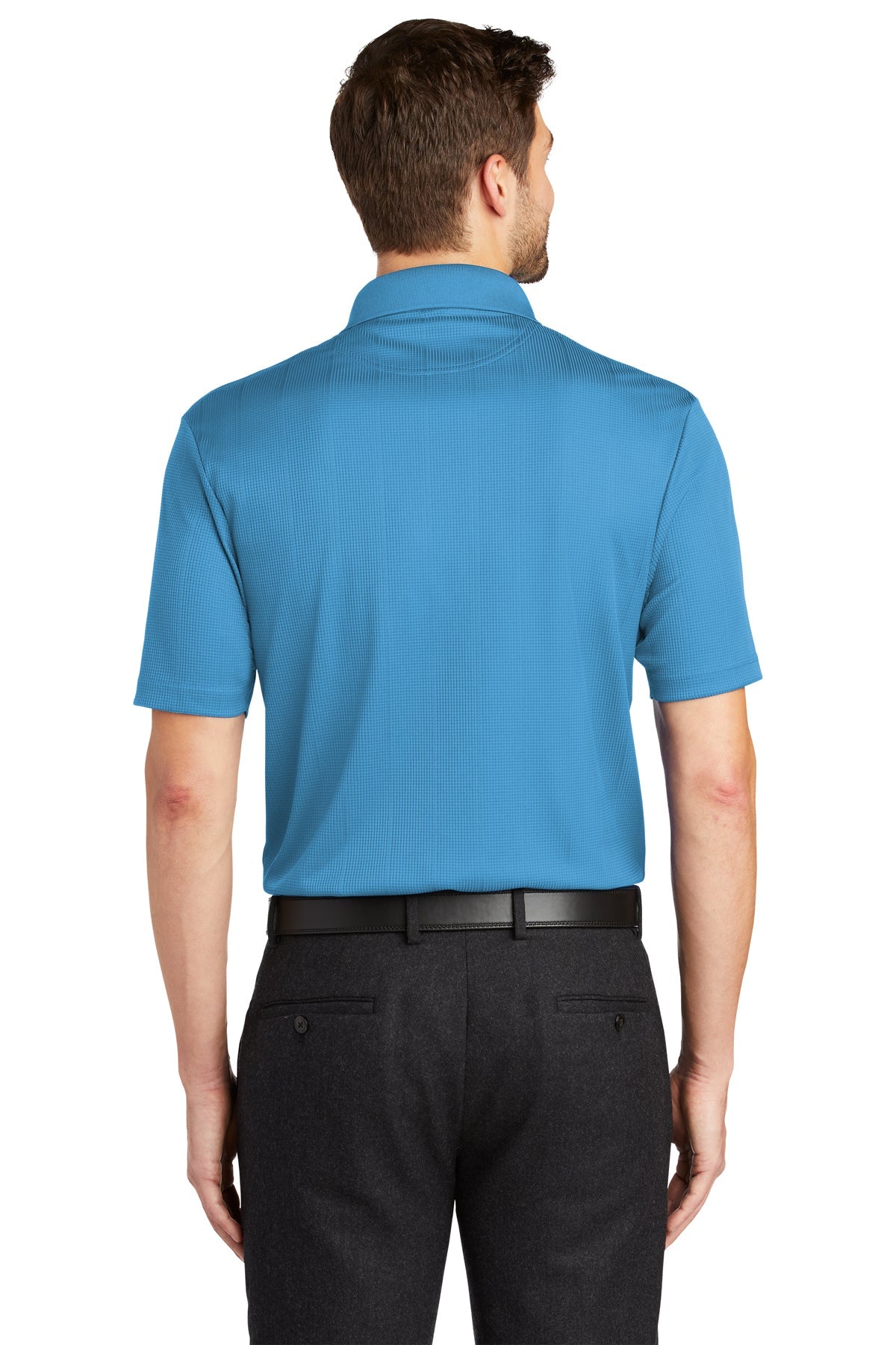 port authority_k528 _ocean blue_company_logo_polos