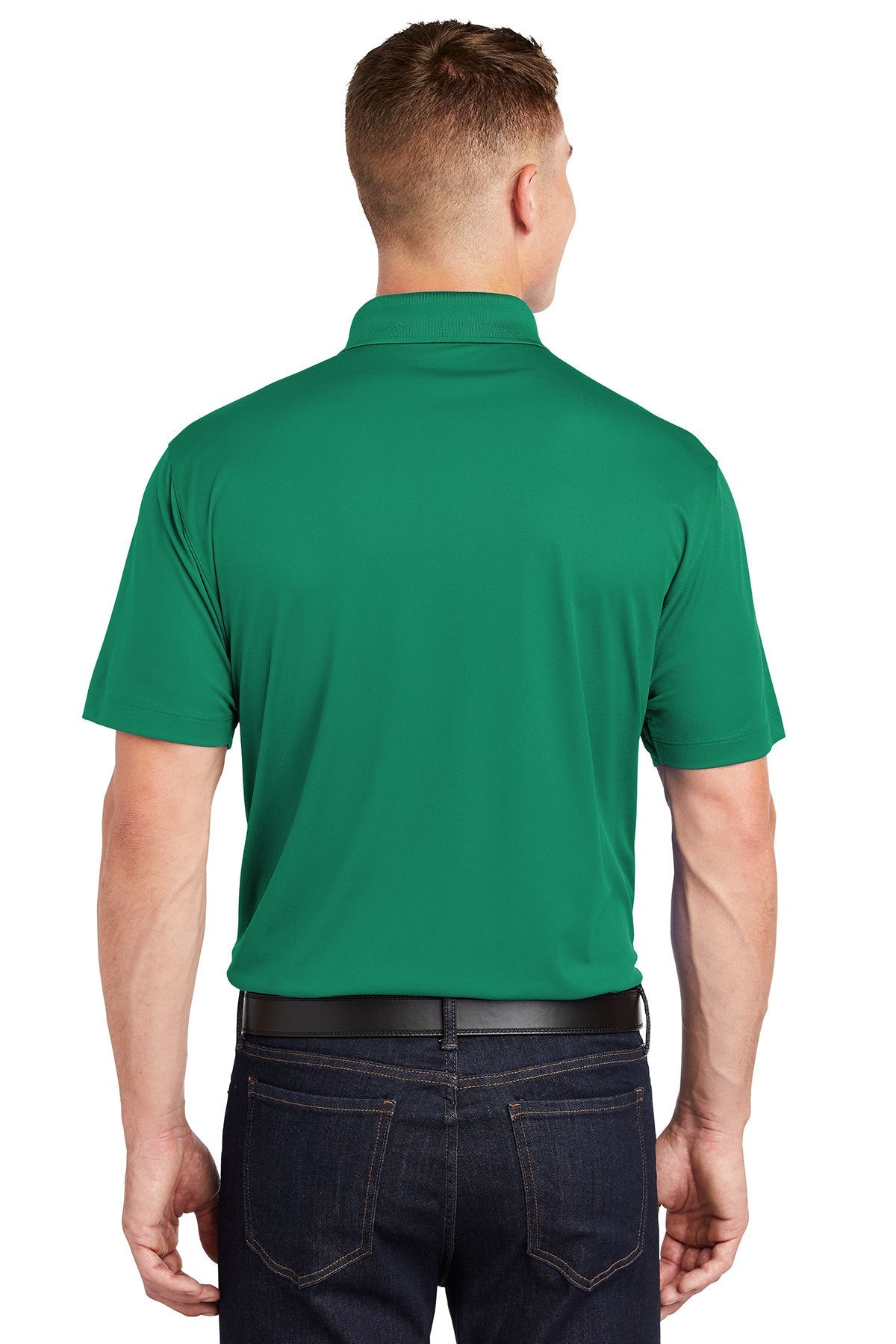 sport-tek_st650 _kelly green_company_logo_polos