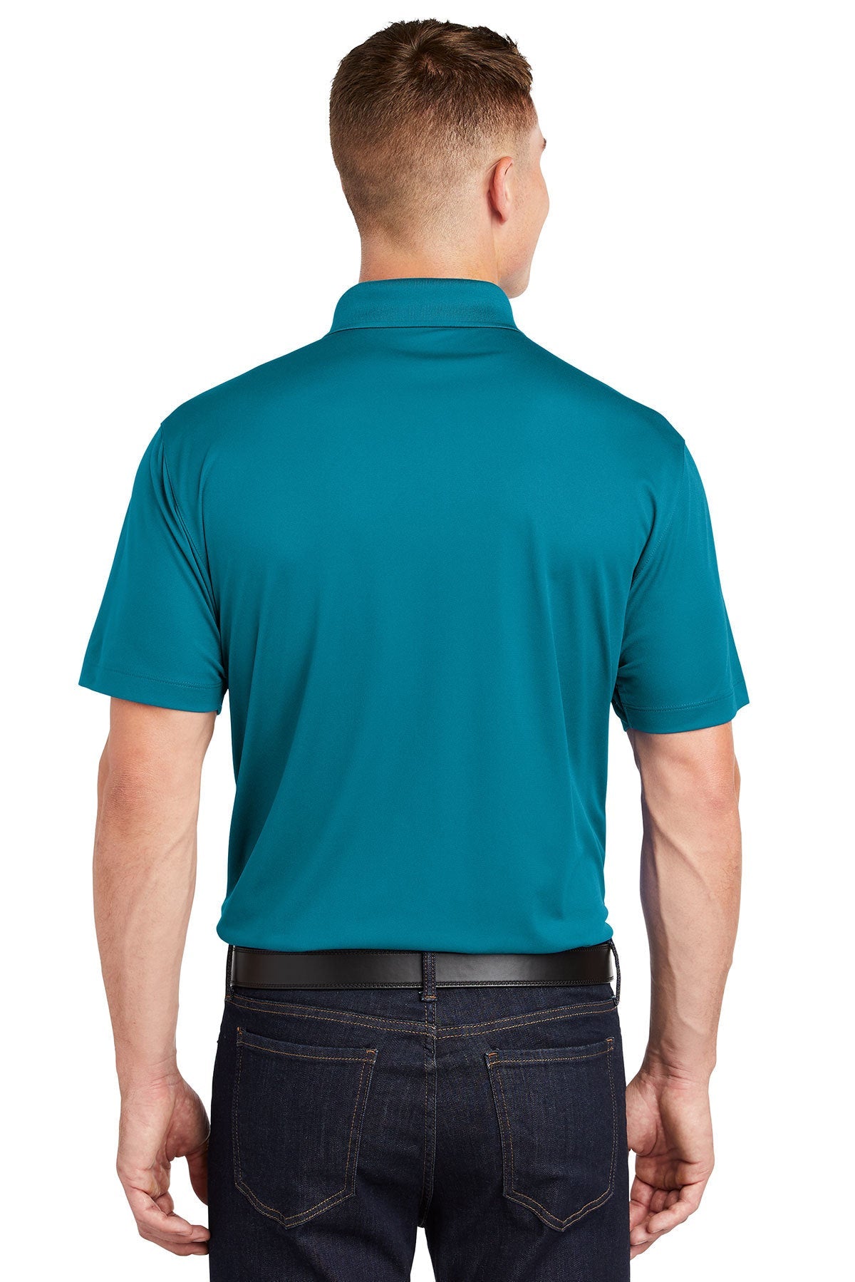 Sport-Tek Micropique Customized Sport-Wick Polos, Tropic Blue [St Louis Music]