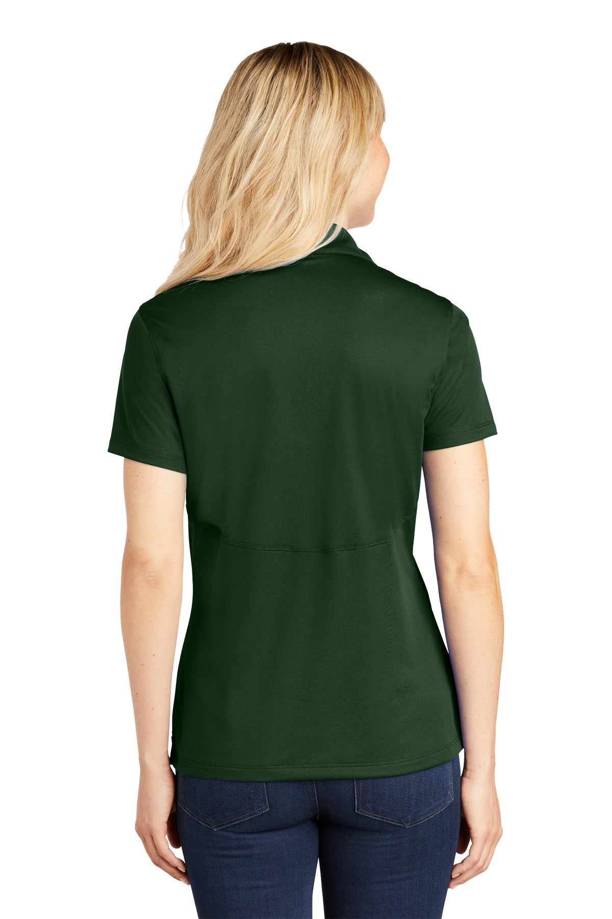 sport-tek_lst650 _forest green_company_logo_polos