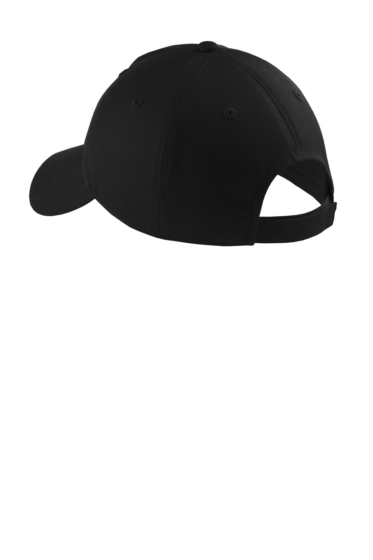 Port Authority Soft Brushed Custom Canvas Caps, Black