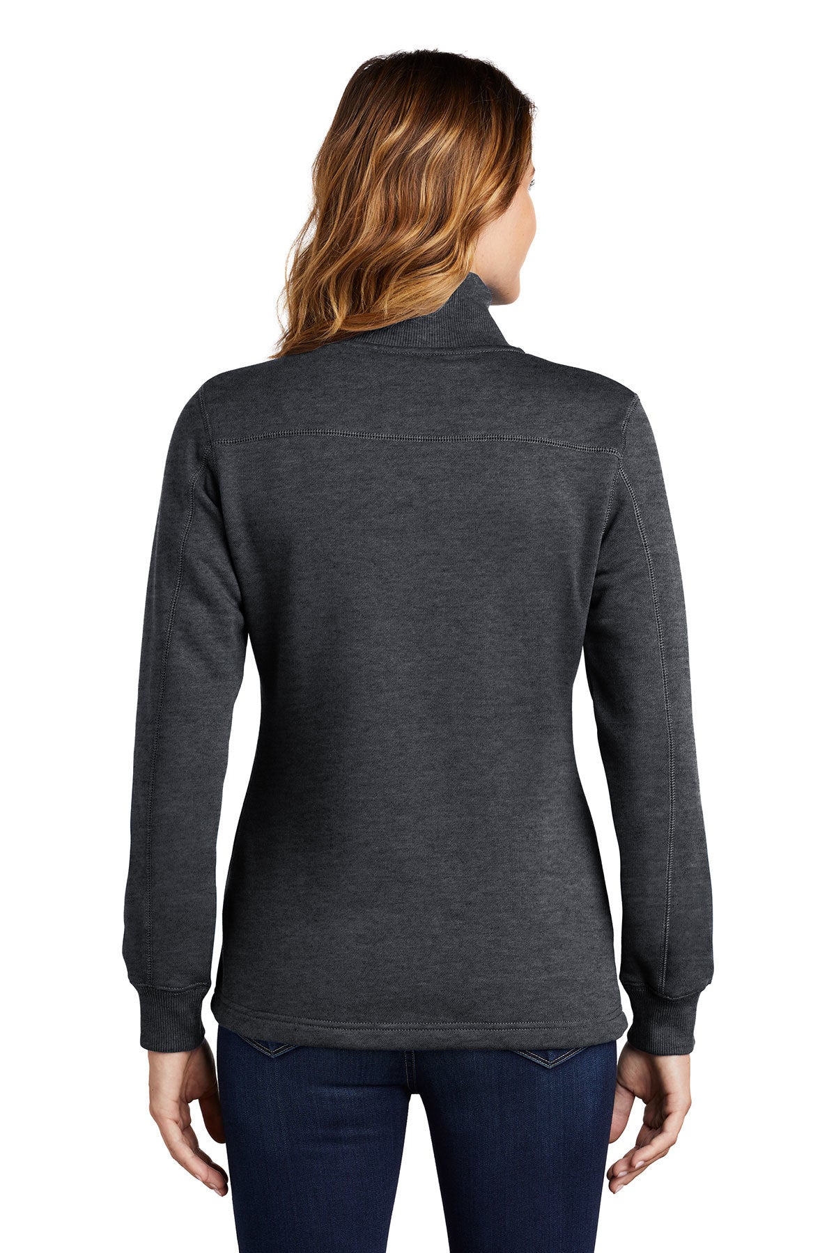 sport-tek_lst253 _graphite heather_company_logo_sweatshirts