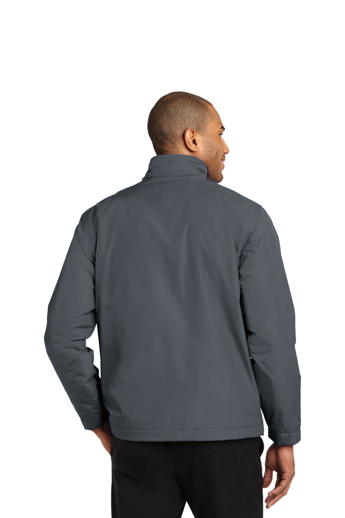 port authority_j354 _steel grey/true black_company_logo_jackets