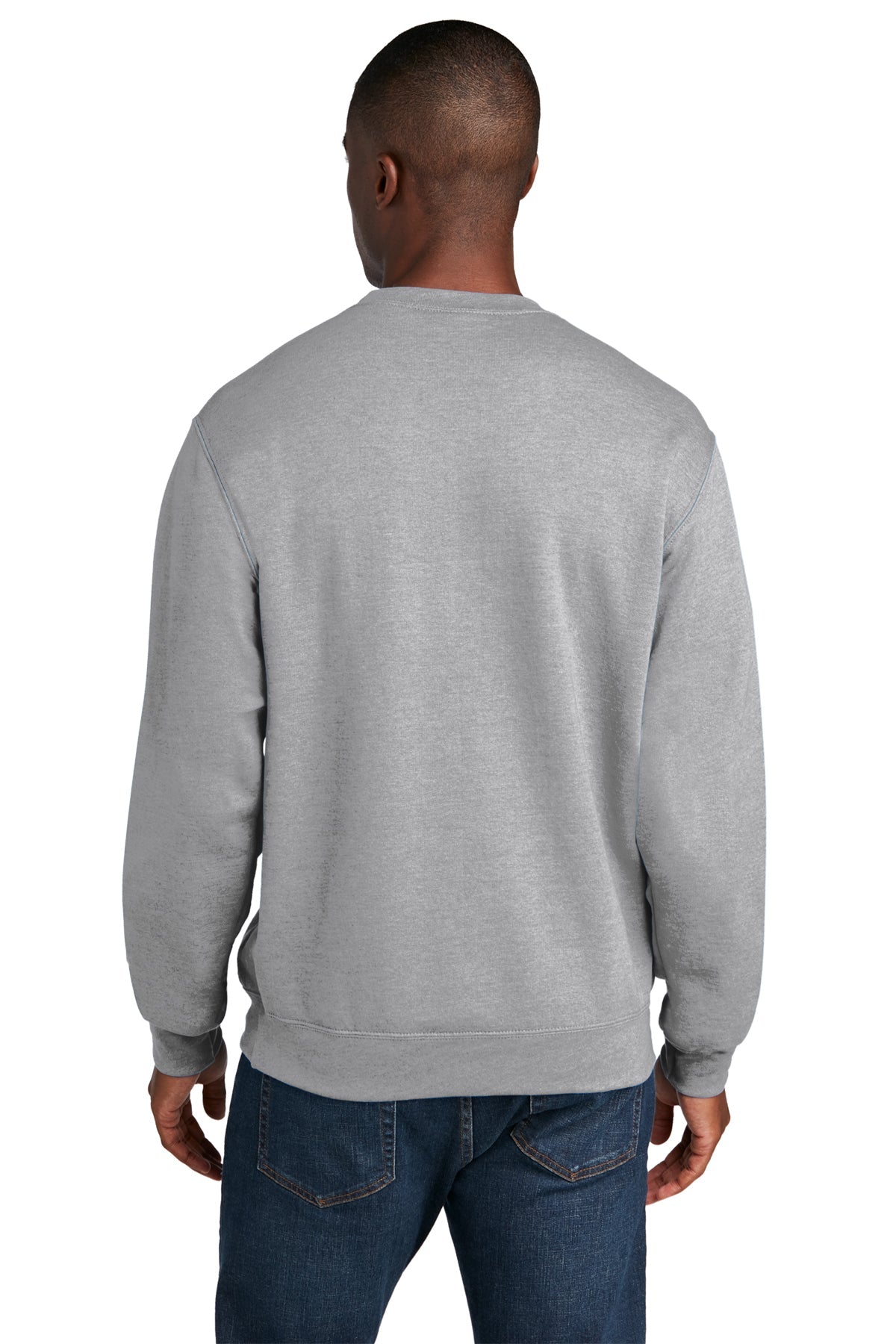 port & company_pc78 _ash_company_logo_sweatshirts