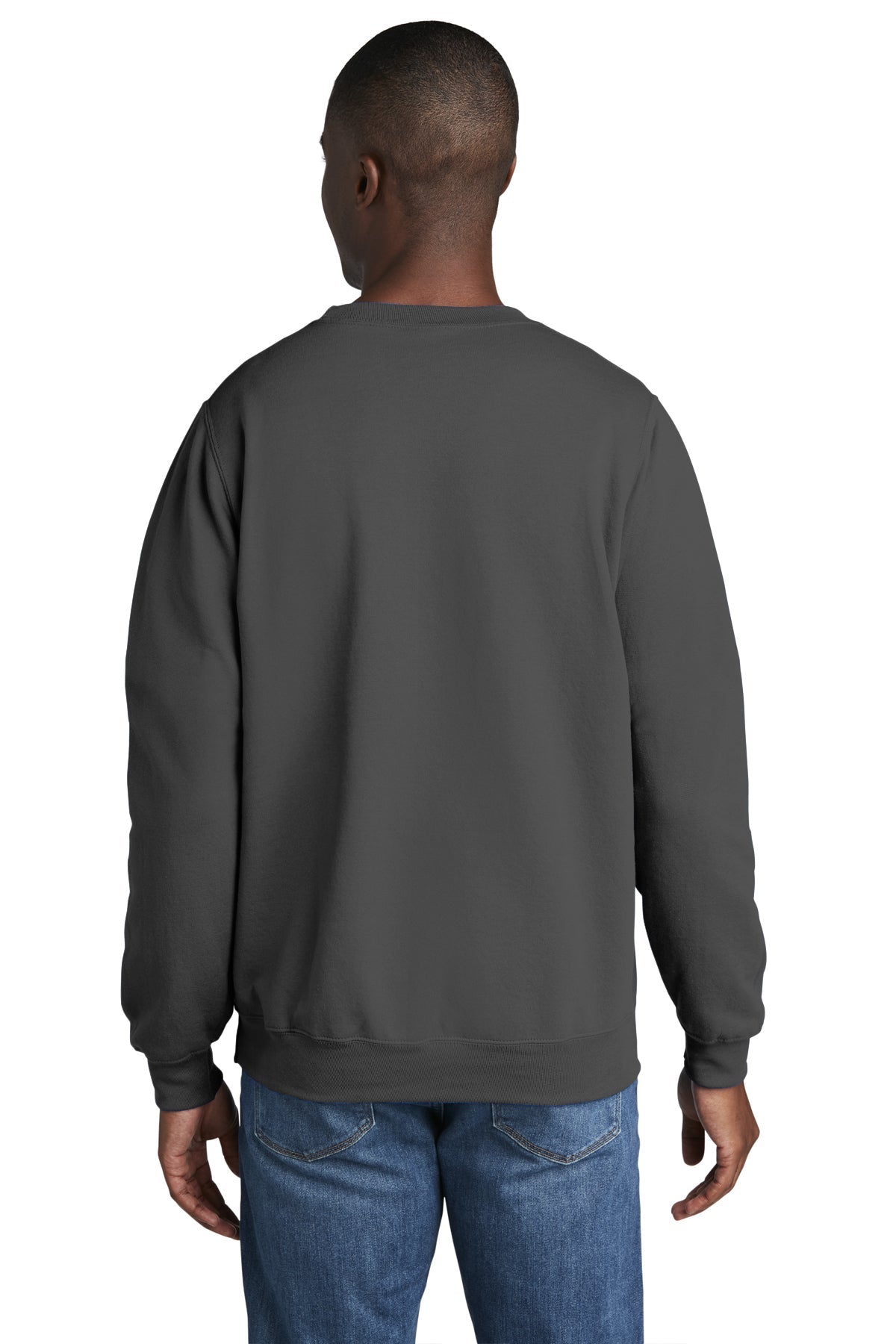 port & company_pc78 _charcoal_company_logo_sweatshirts