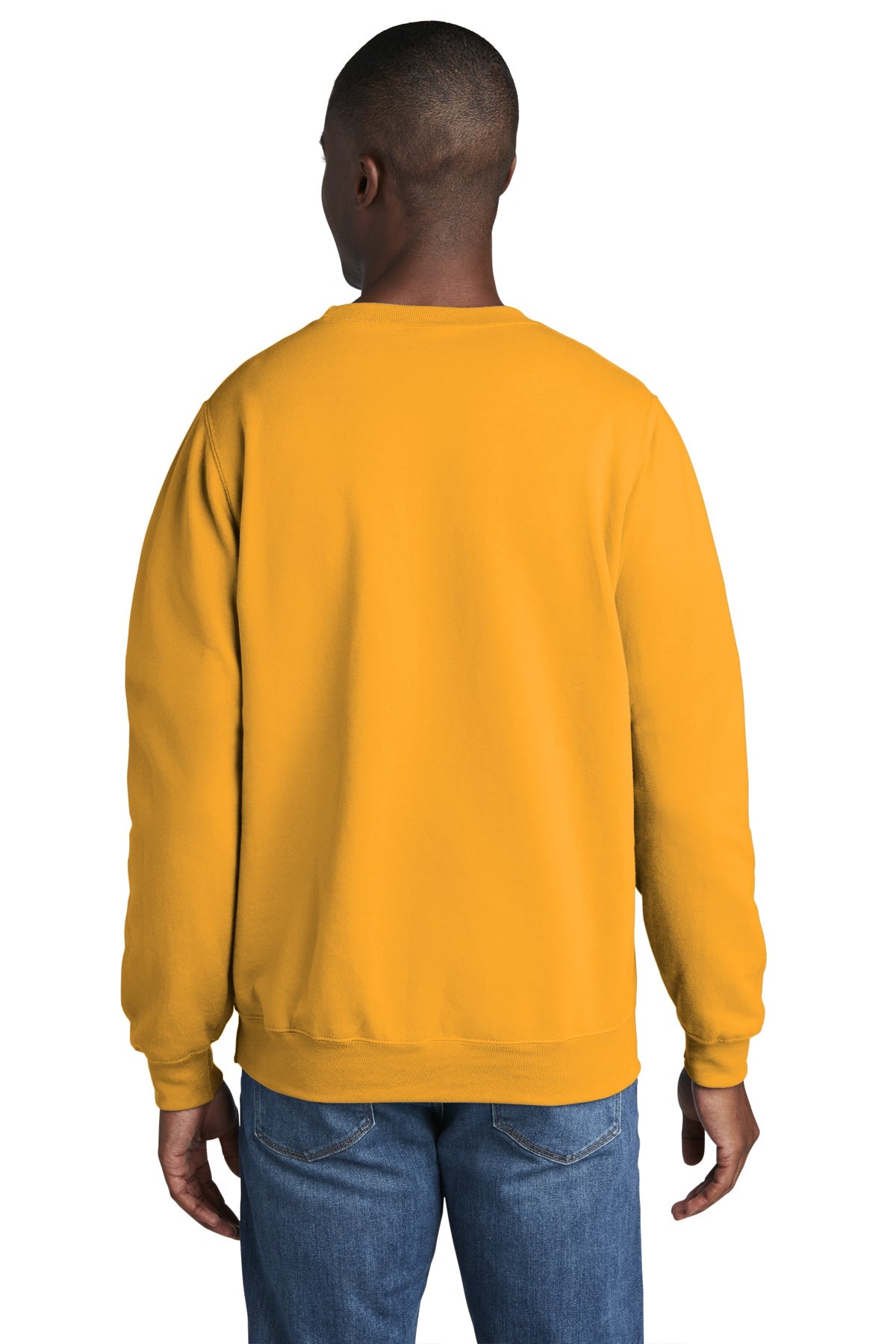 port & company_pc78 _gold_company_logo_sweatshirts