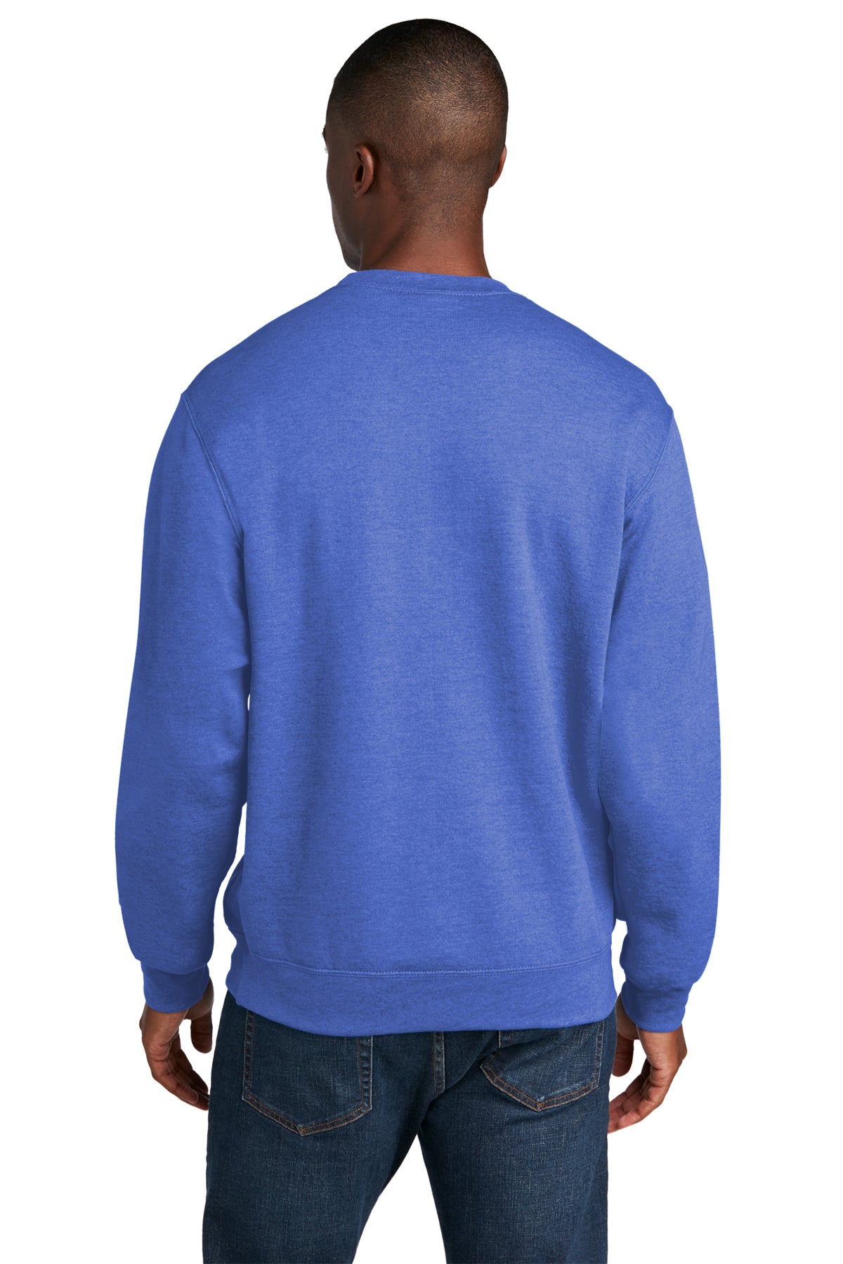 port & company_pc78 _heather royal_company_logo_sweatshirts