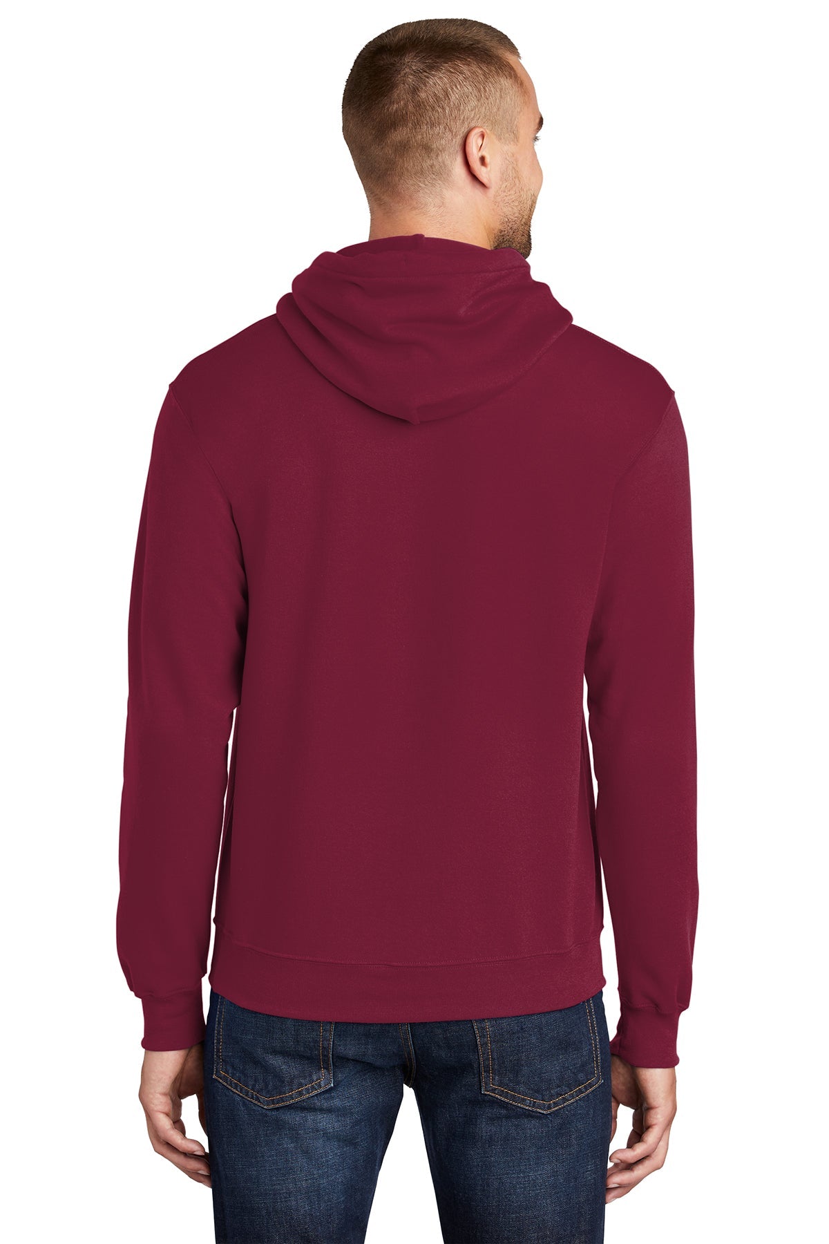 port & company_pc78h _cardinal_company_logo_sweatshirts