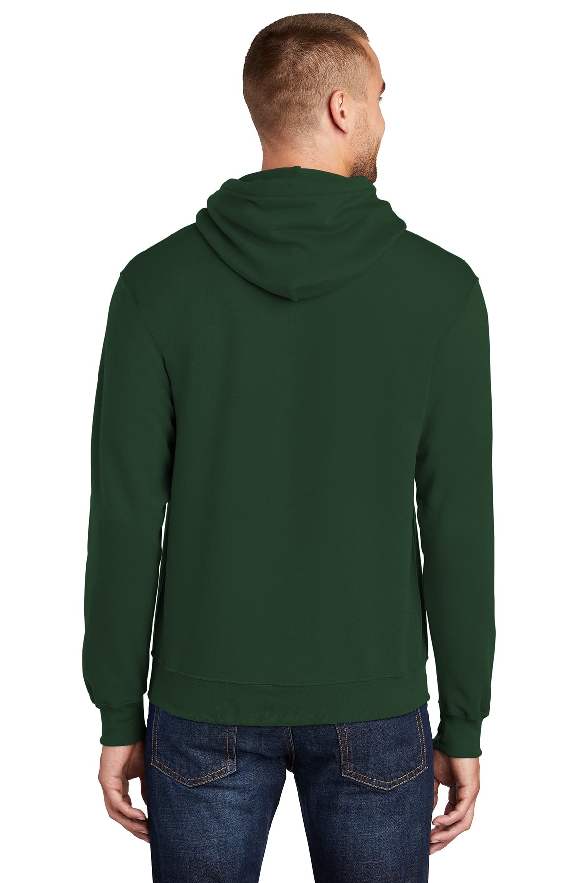 port & company_pc78h _dark green_company_logo_sweatshirts
