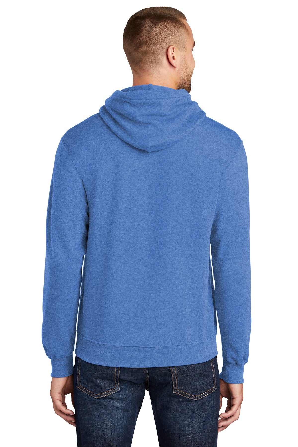 port & company_pc78h _heather royal_company_logo_sweatshirts