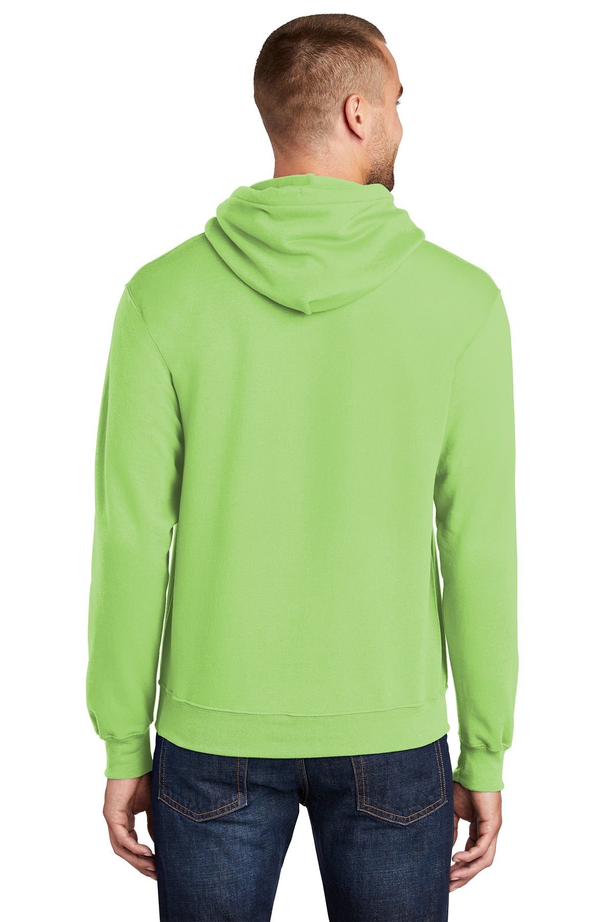 port & company_pc78h _lime_company_logo_sweatshirts