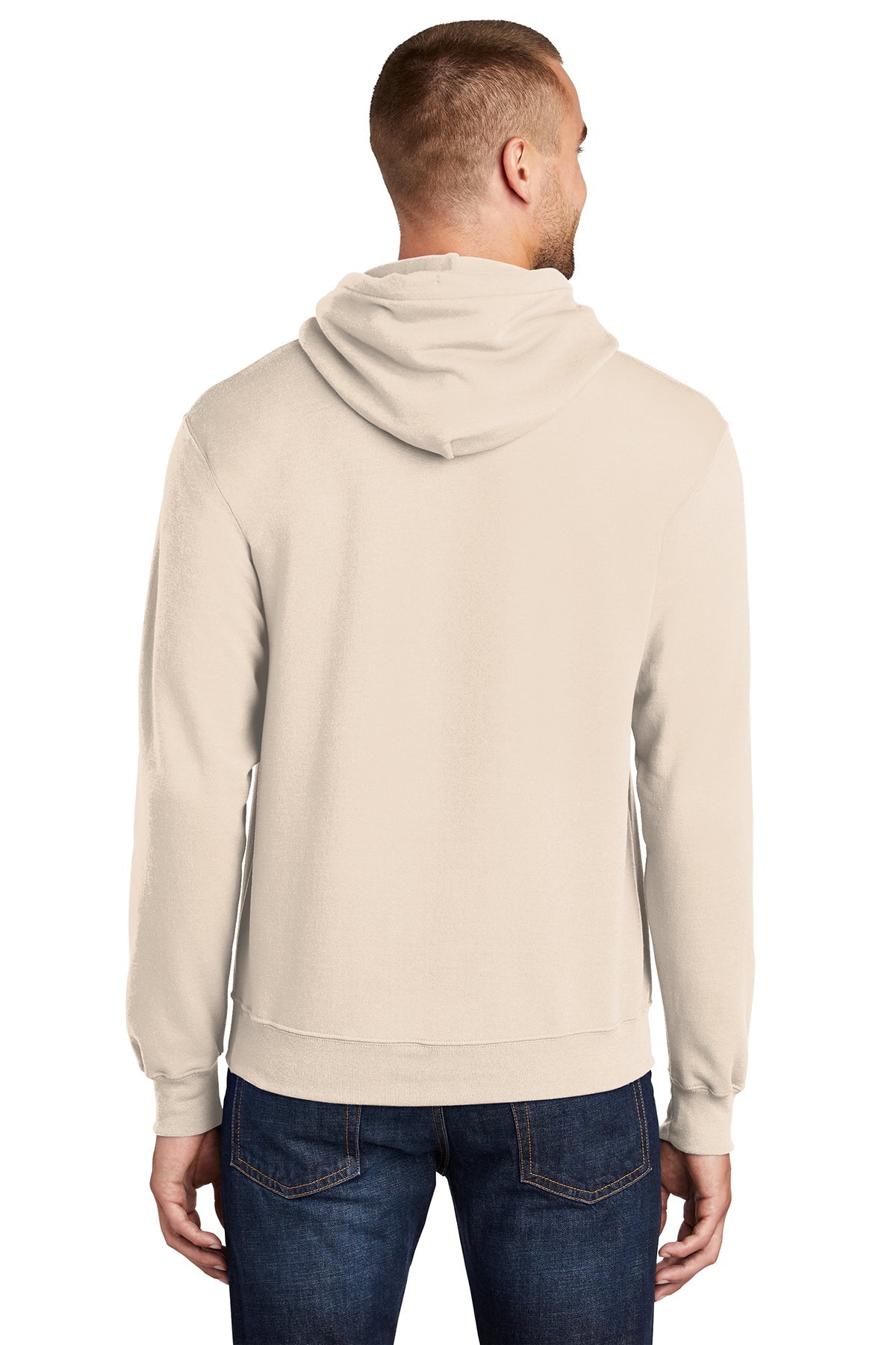 Port & Company Core Fleece Custom Hoodies, Natural [Arthur C Luf]