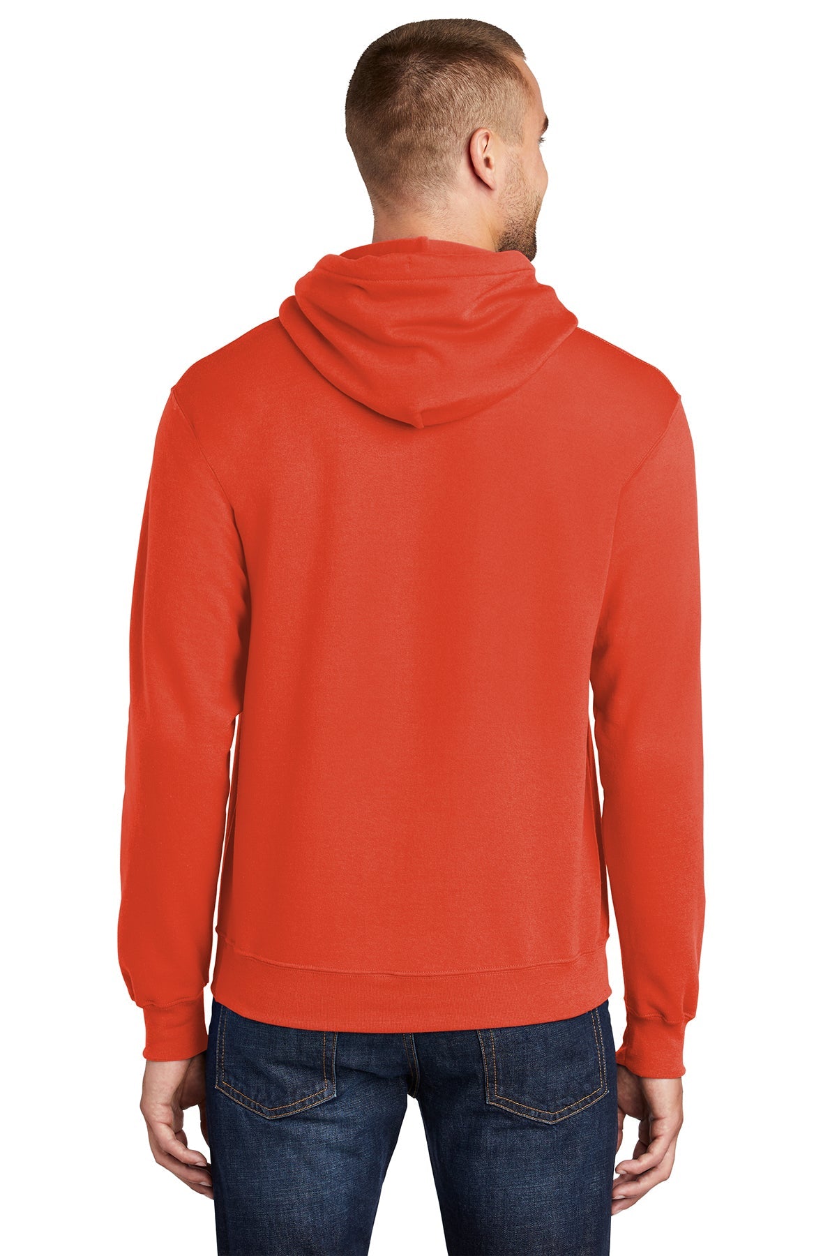 port & company_pc78h _orange_company_logo_sweatshirts