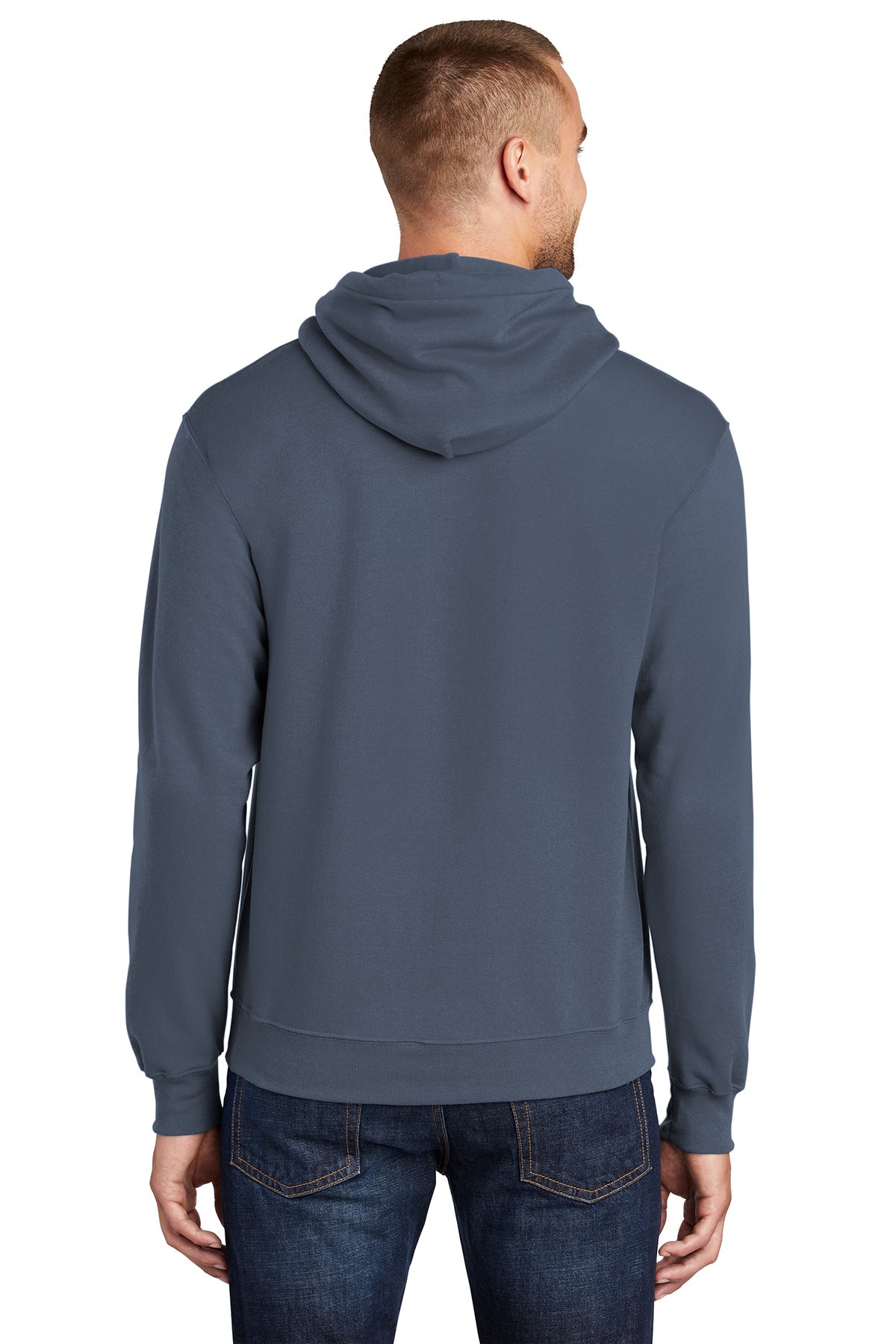 port & company_pc78h _steel blue_company_logo_sweatshirts