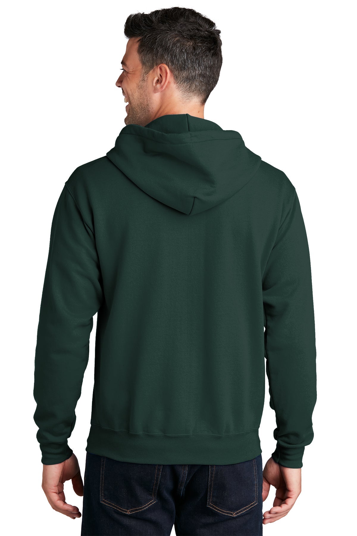 port & company_pc78zh _dark green_company_logo_sweatshirts