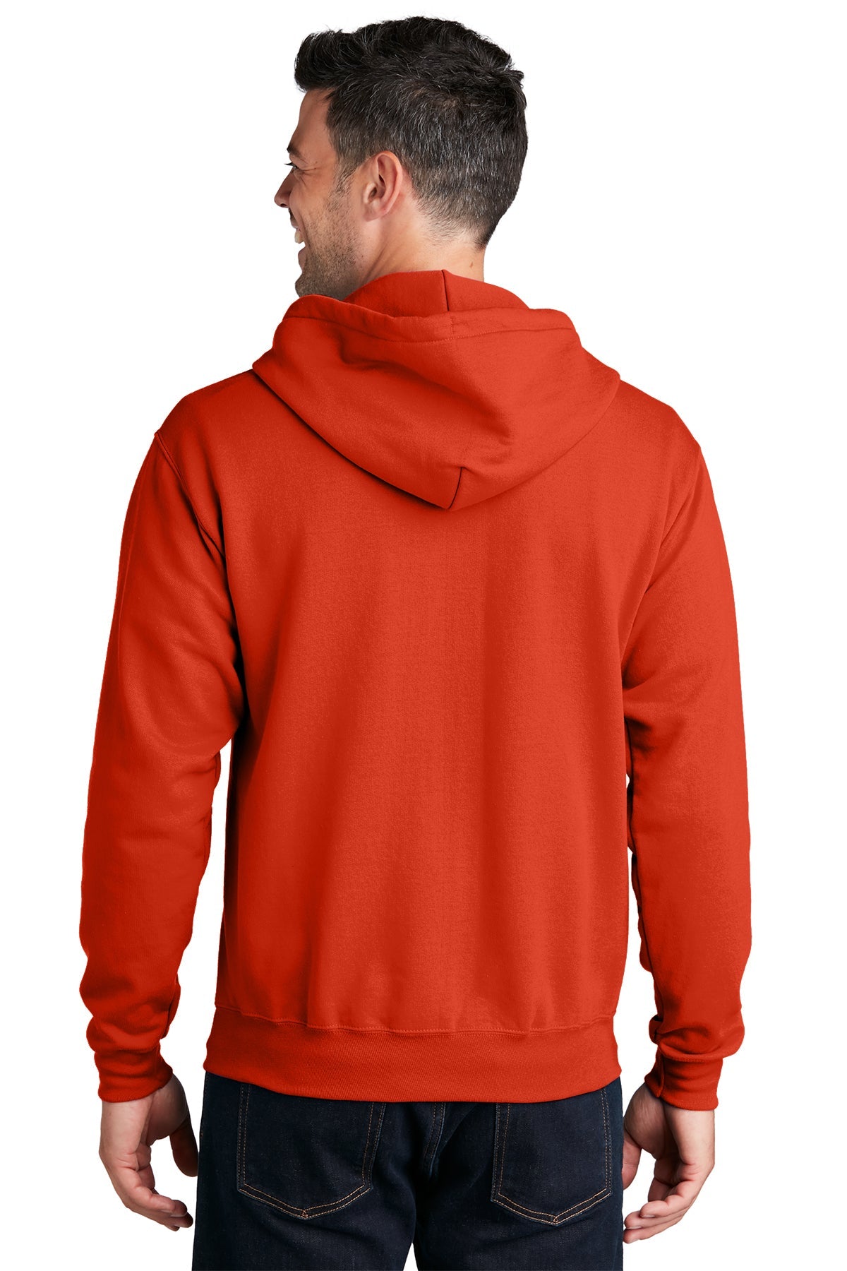 port & company_pc78zh _orange_company_logo_sweatshirts
