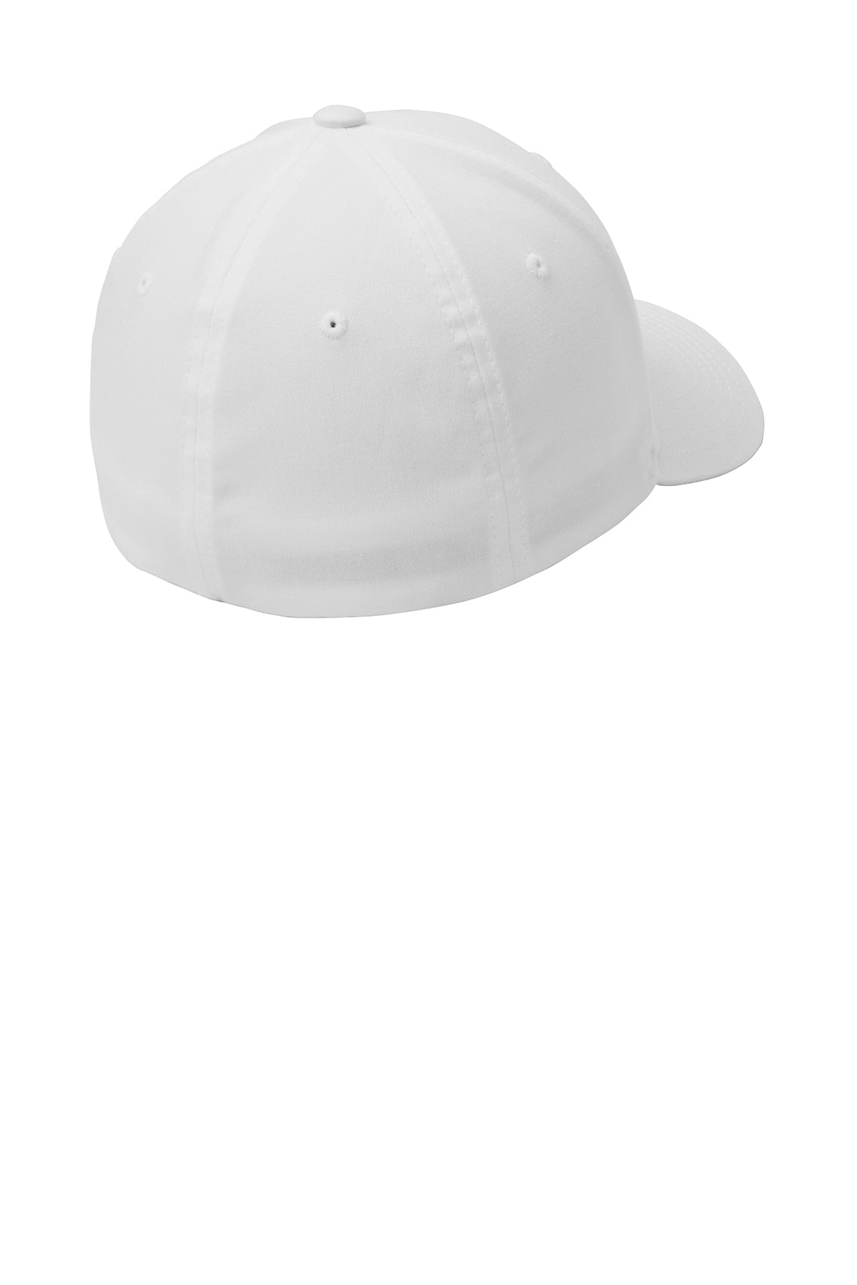 Port Authority Flexfit Cotton Twill Customized Caps, White