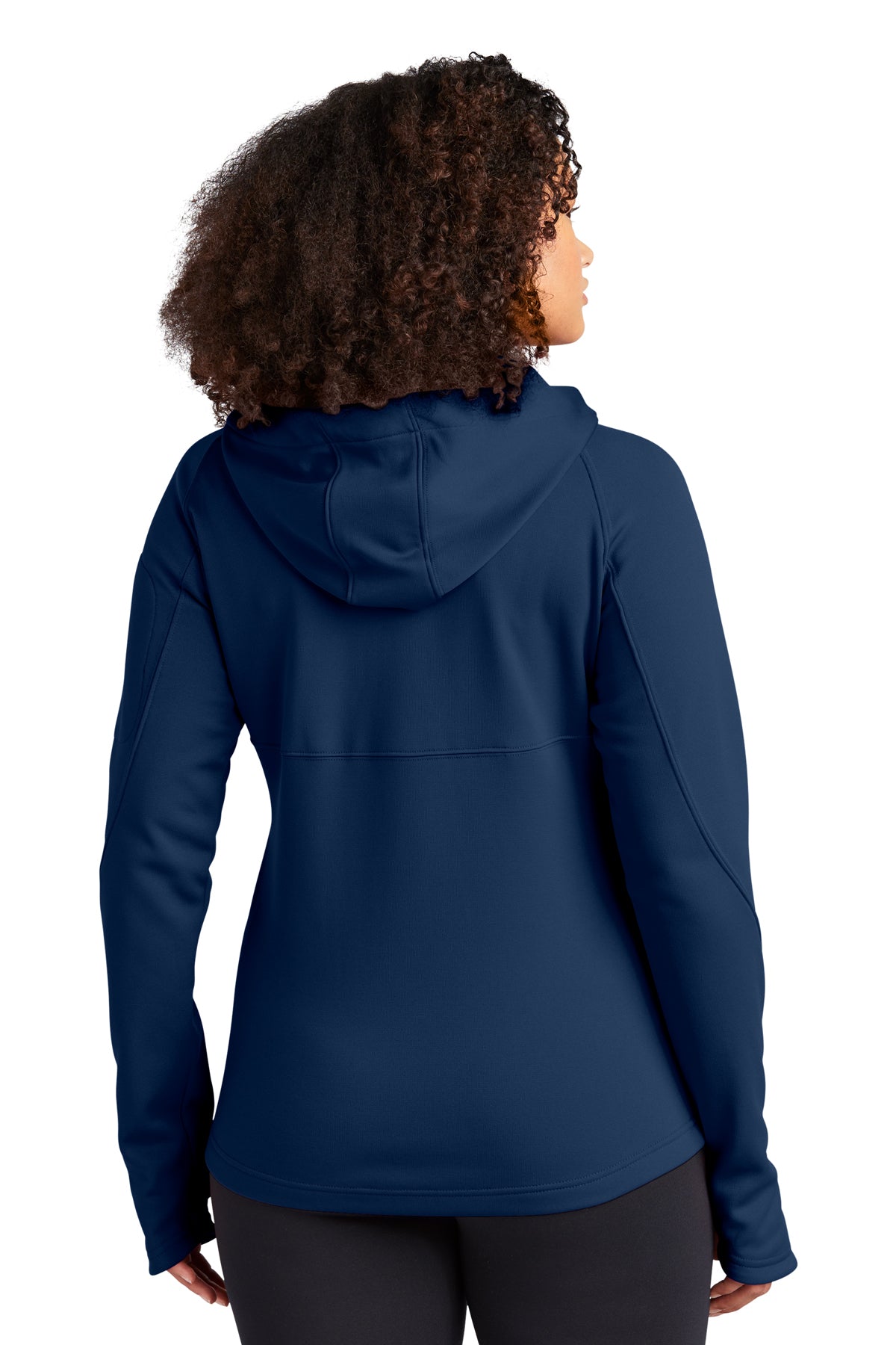 Sport-Tek Ladies Tech Fleece Branded Full-Zip Hooded Jackets, True Navy [Mosaic Animal Emergency and Specialty]