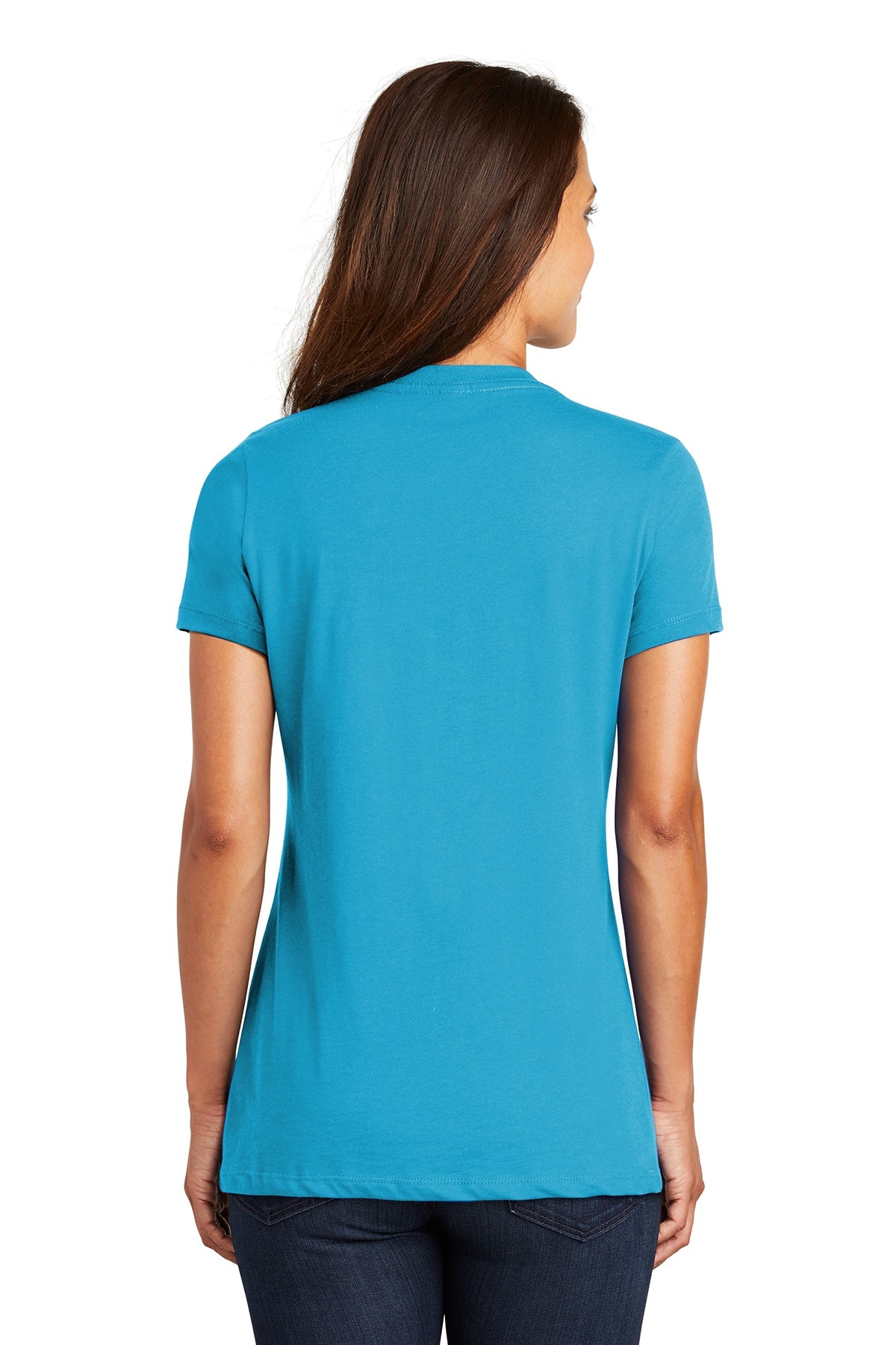 District Made - Ladies Perfect Weight V-Neck Tee