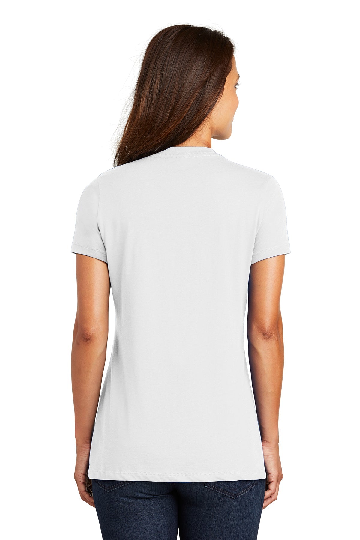 District Made - Ladies Perfect Weight V-Neck Tee